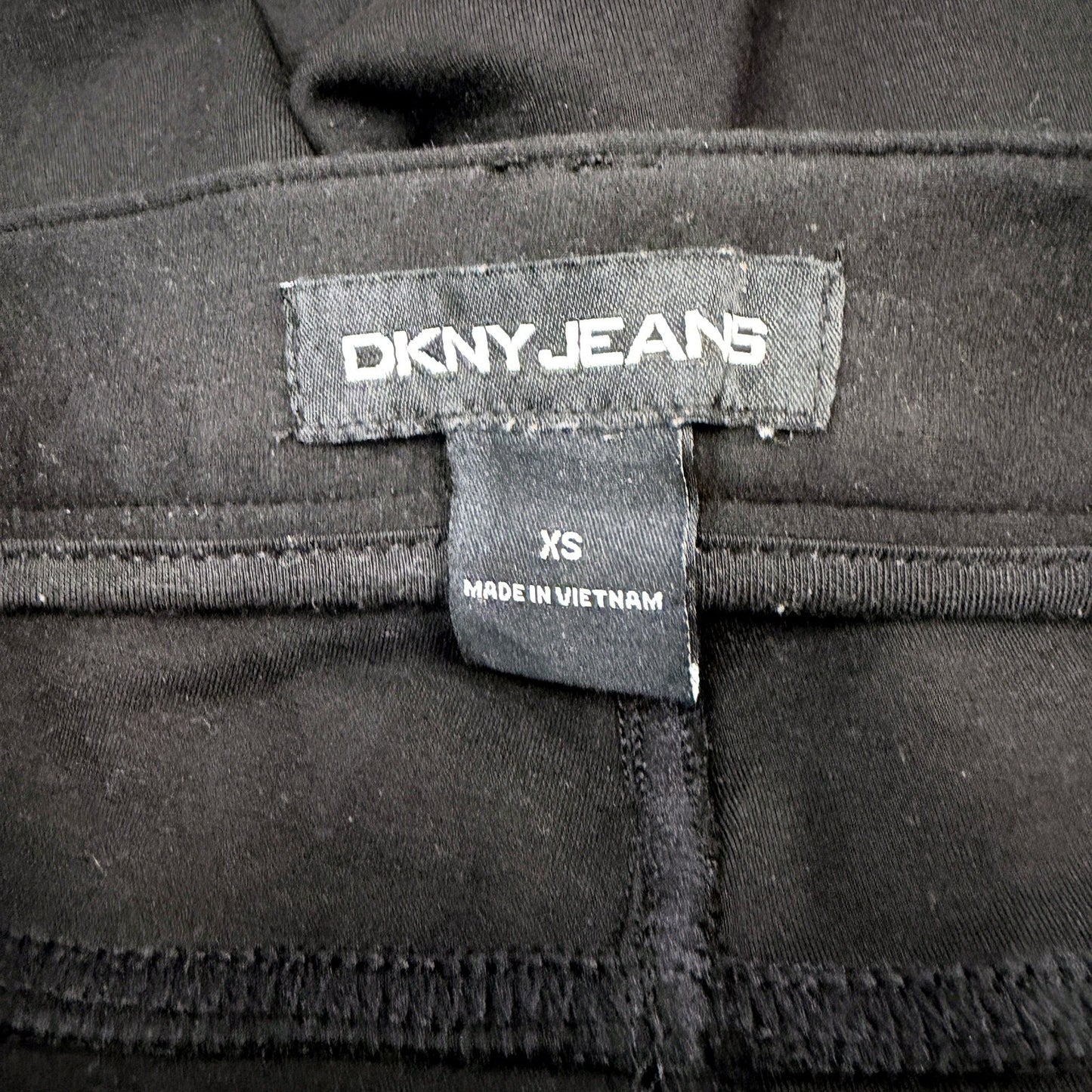 DKNY Womens Black Skinny Jeans for Petite Women XS Size
