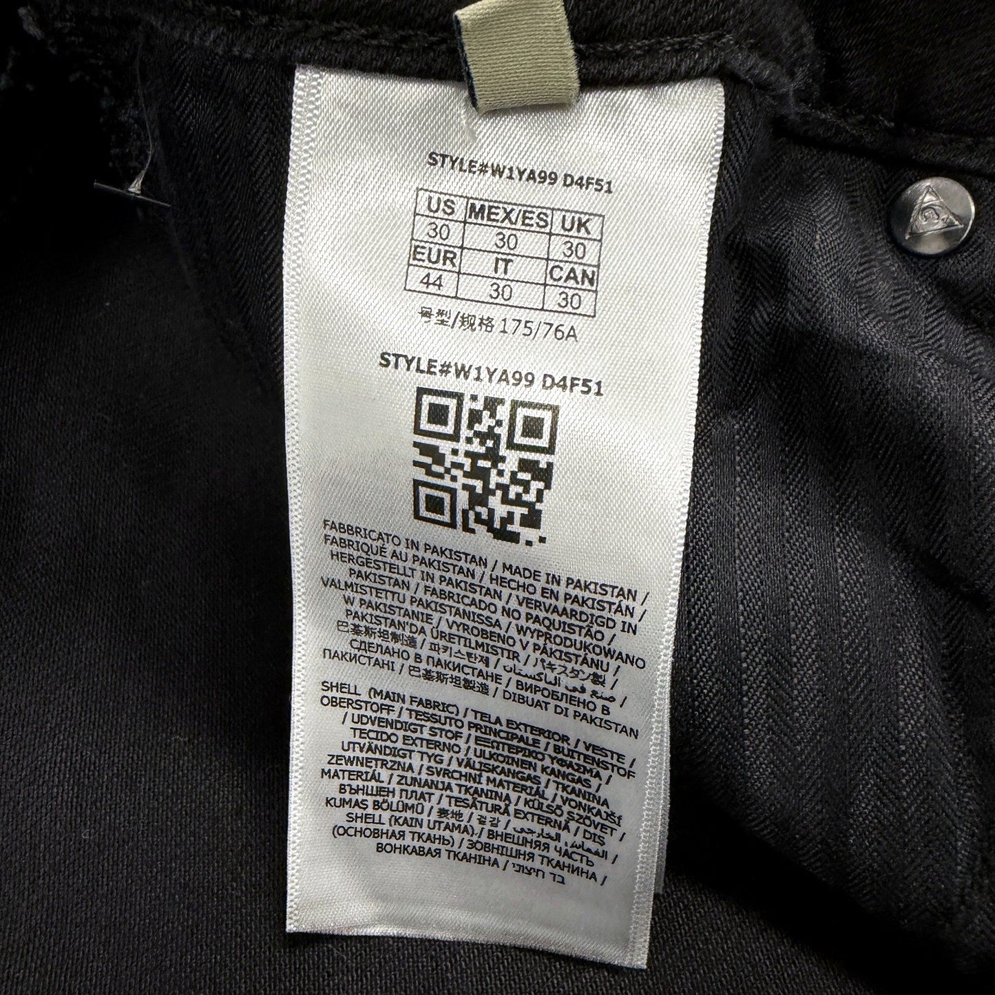 Guess Womens Black Skinny Jeans - Cotton Stretch Denim Size 30 NEW