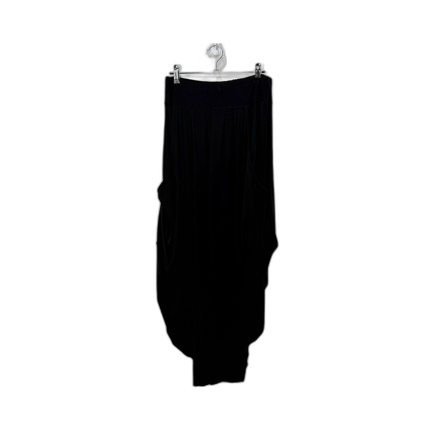 Roxanne Womens Harem Pants - Loose Fit, Drawstring Waist, Black, Size 10