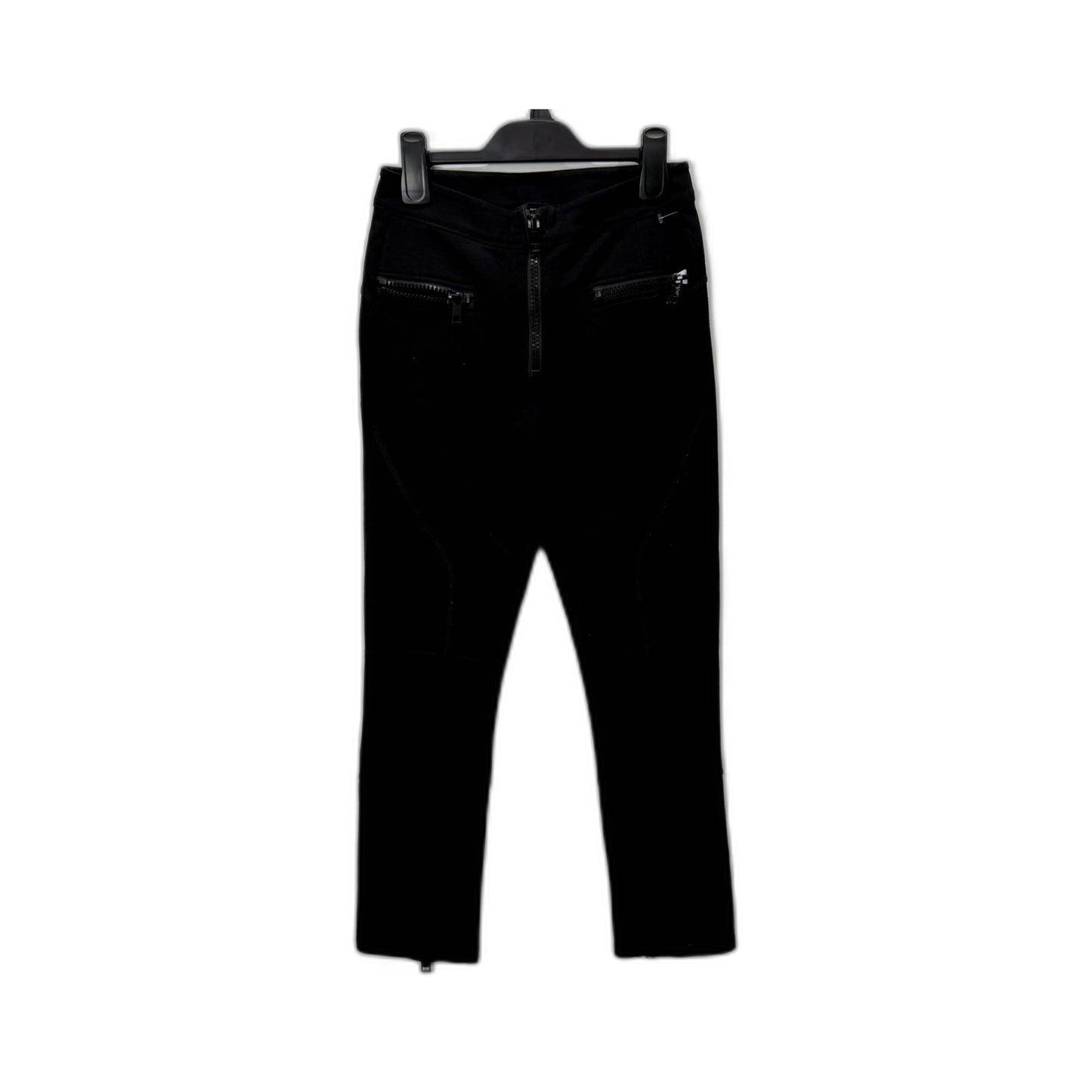 Diesel Womens Black Skinny Stretch Pants Rayon Viscose Nylon Size 26