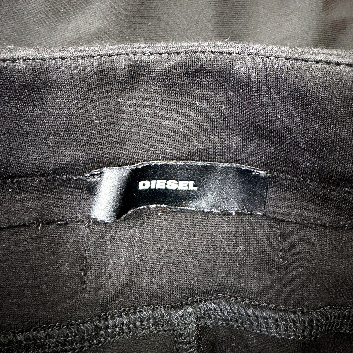 Diesel Womens Black Skinny Stretch Pants Rayon Viscose Nylon Size 26