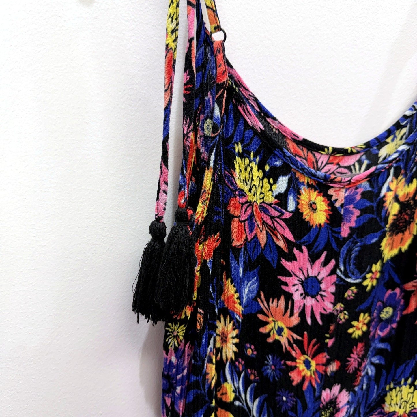 Dannii Minogue Womens Floral Print Maxi Dress Boho Summer Petite Size 8