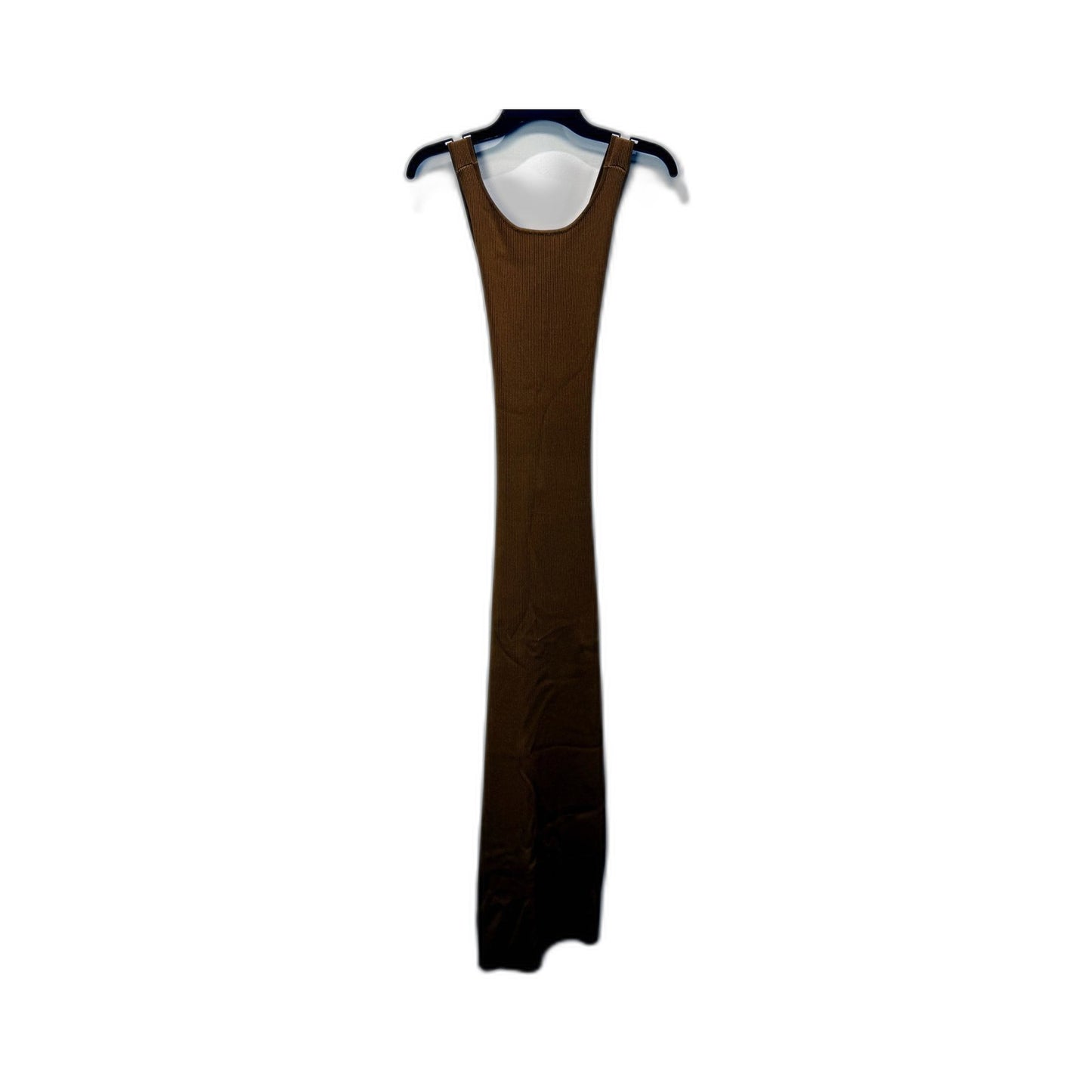 Sir. Womens Ribbed Knit Sleeveless Two-Colour Camel Dress by Size 1 NEW
