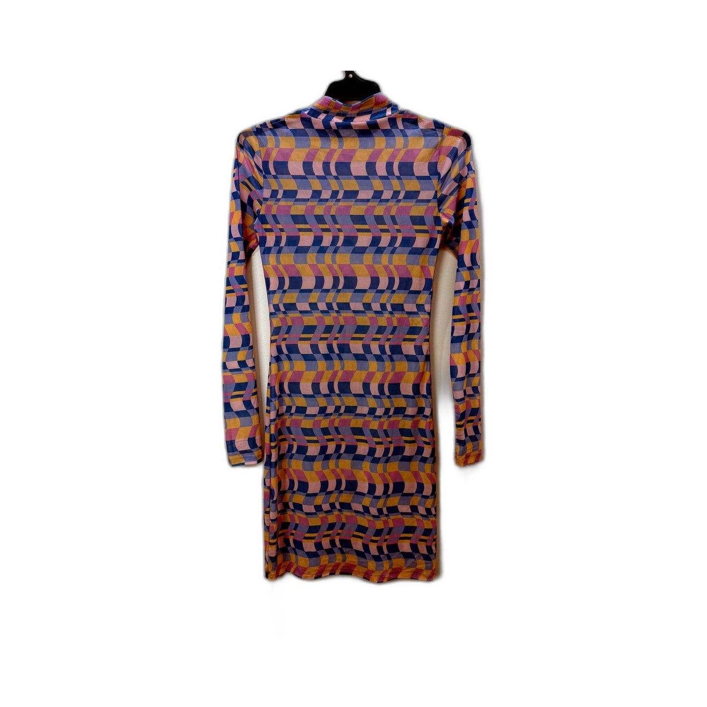 Cotton:on Womens Bodycon Dress - Geometric Colorful Print Multi Color S