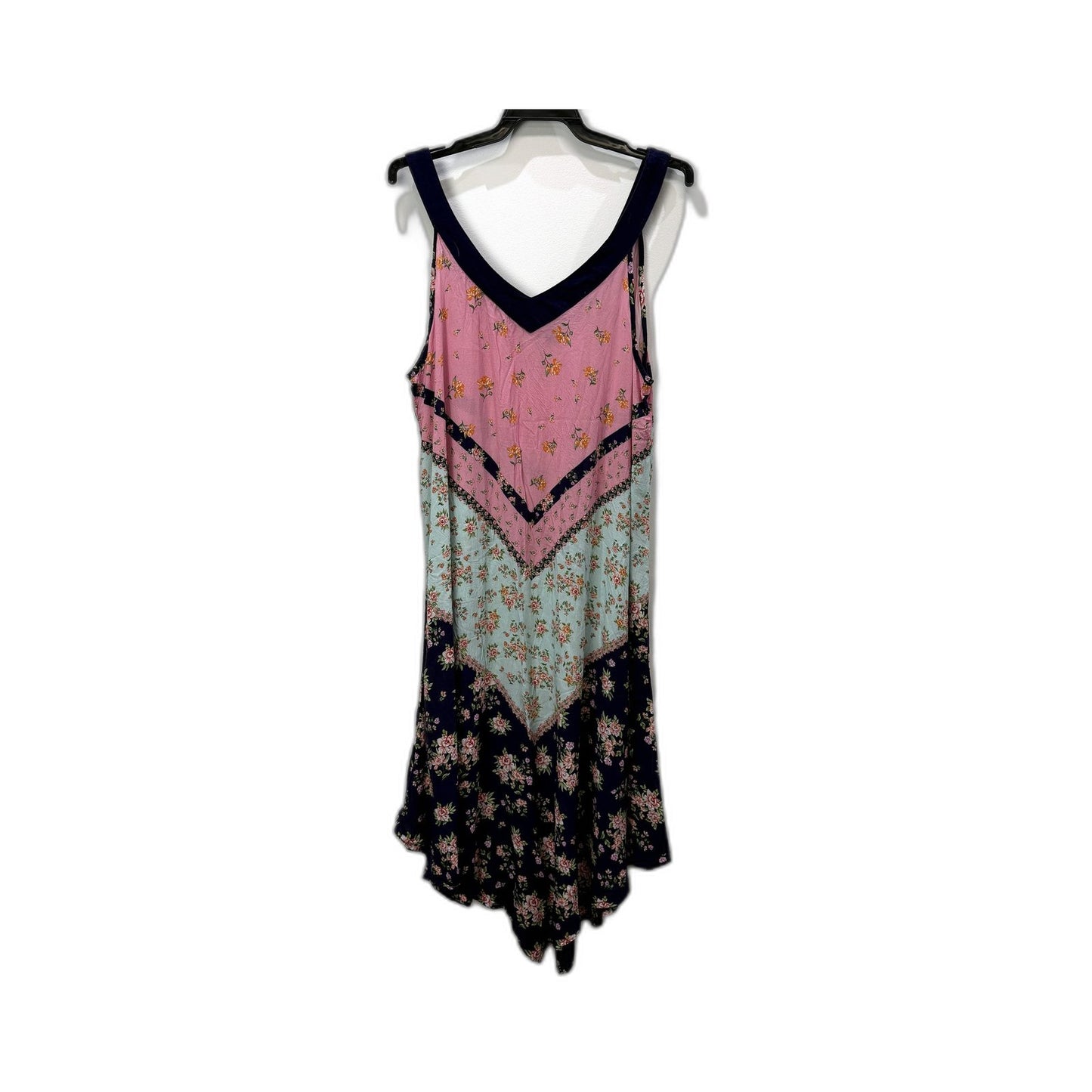 Peter Alexander Womens Floral Print Tiered Dress Casual Feminine Multi Color