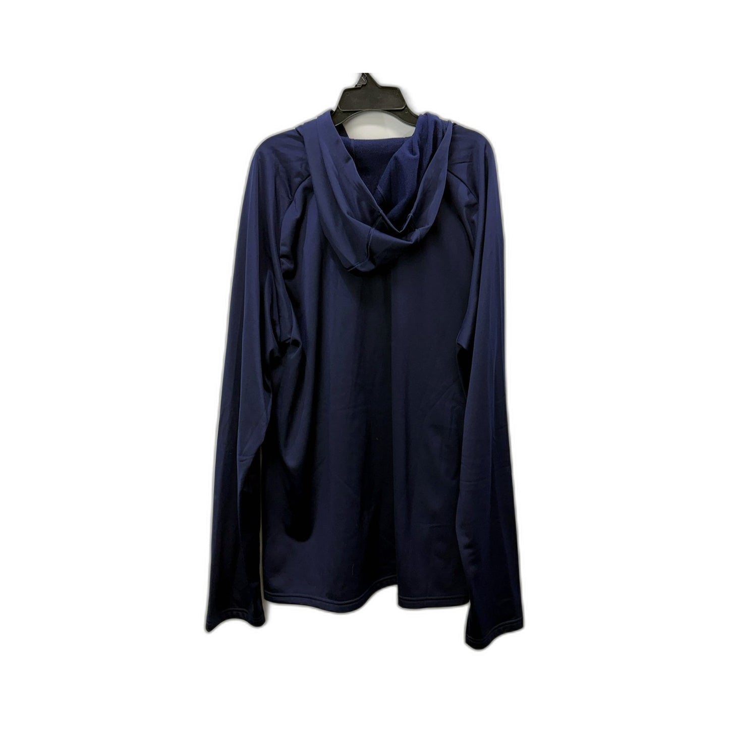 Puma Womens Navy Blue Hooded Pullover Sweatshirt with Thumbholes - XL NEW