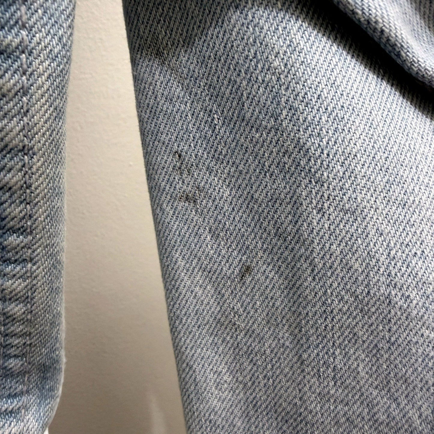 Topshop Moto Womens Light Blue Denim Jacket Size 8