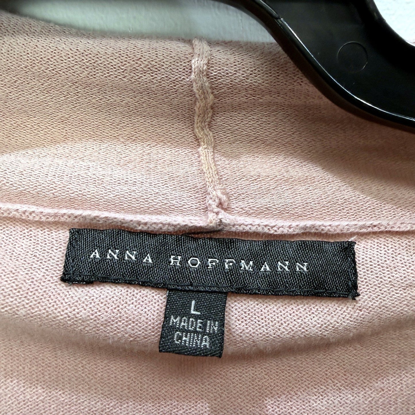 Anna Hoffmann Womens Dusty Rose Open Front Cardigan Sweater Size L