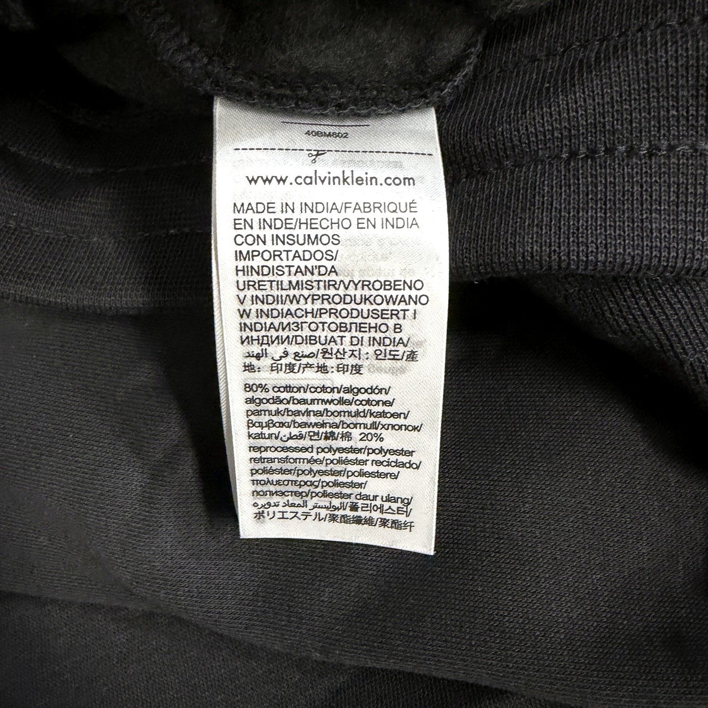 Calvin Klein Mens Fleece Jogger Pants in Black, Size XL NEW