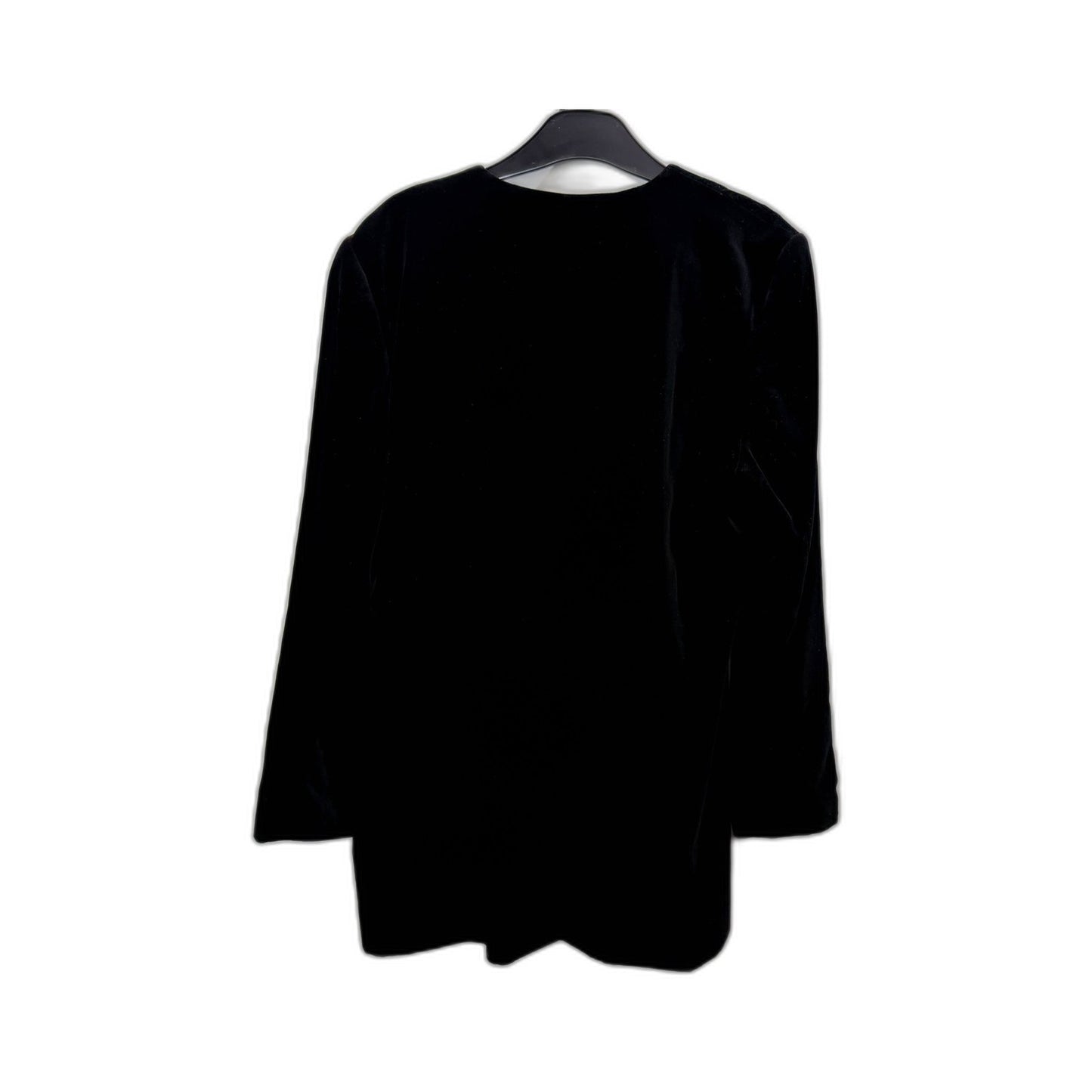 Perry Cutten Womens Black Velvet Blazer Formal Jacket Size 12