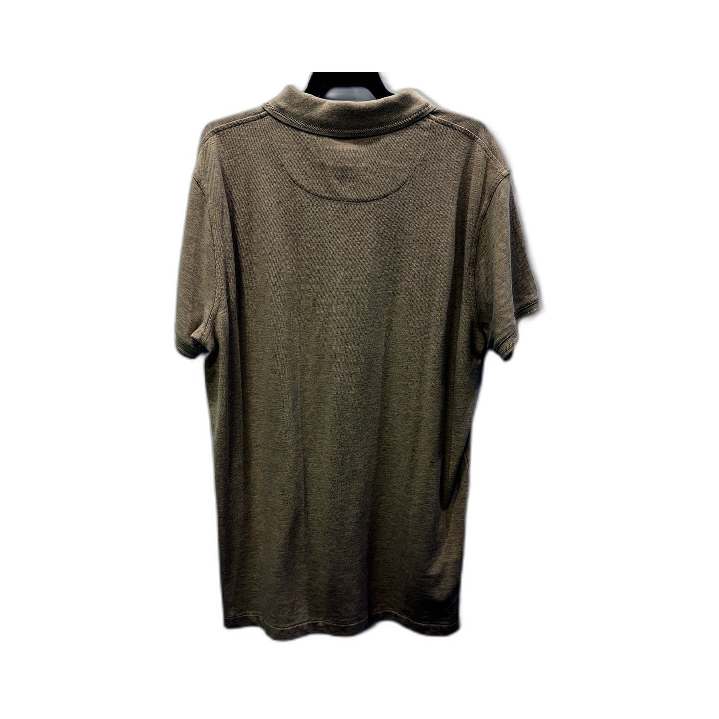 Country Road Mens Cotton Polo Shirt Casual Short Sleeve Tan Beige Size L