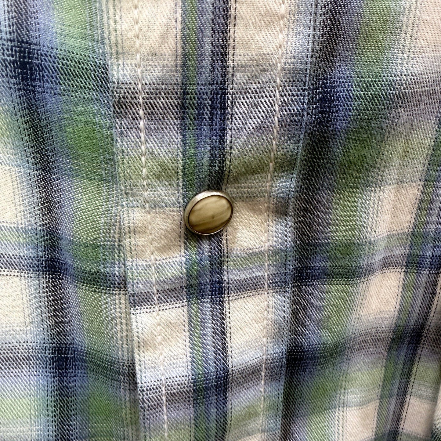 Kenji Mens Plaid Button-Down Shirt Multi Color Casual Cotton Size XXL