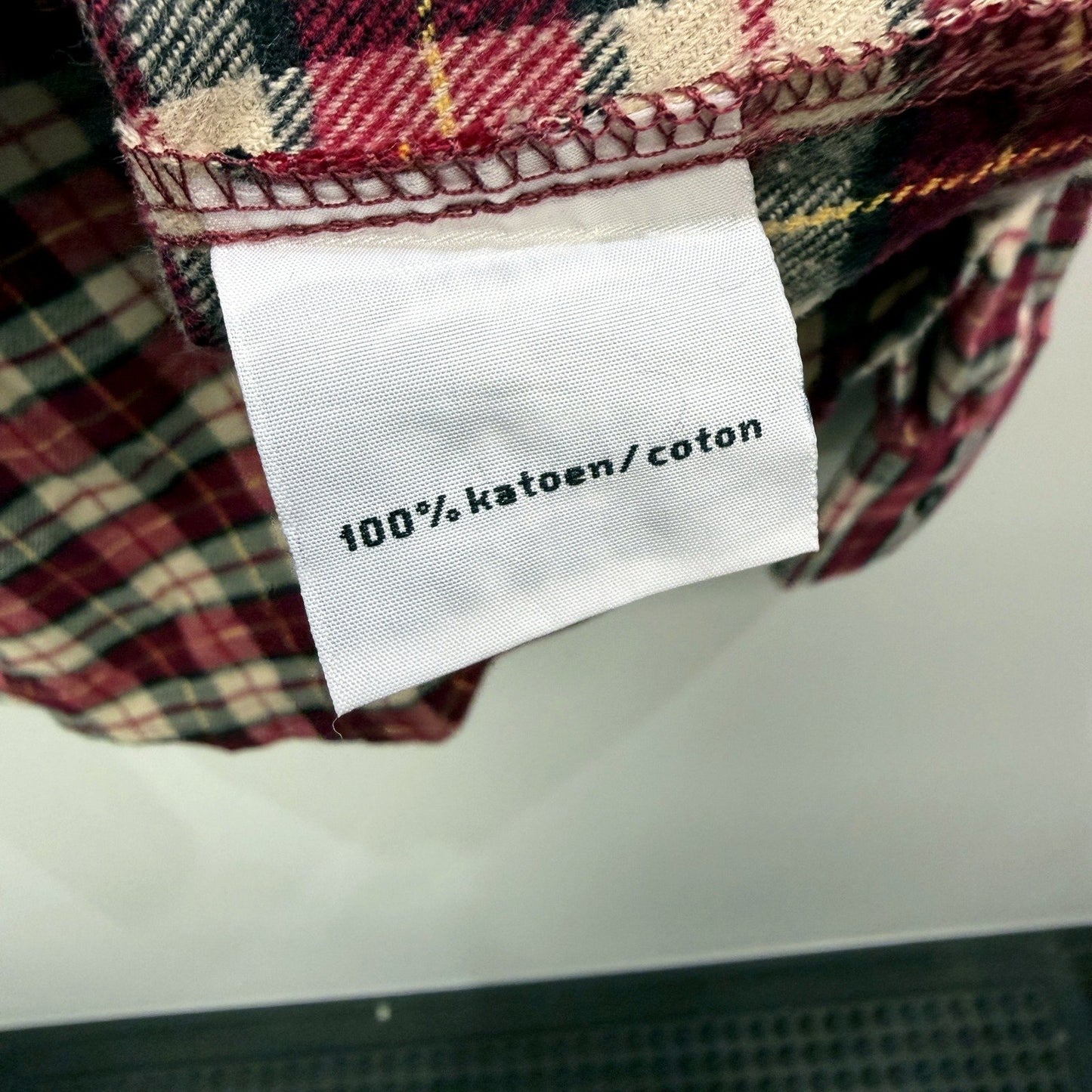Modern Man Mens Plaid Flannel Shirt Multi Color Cotton Button-Down Size L NEW