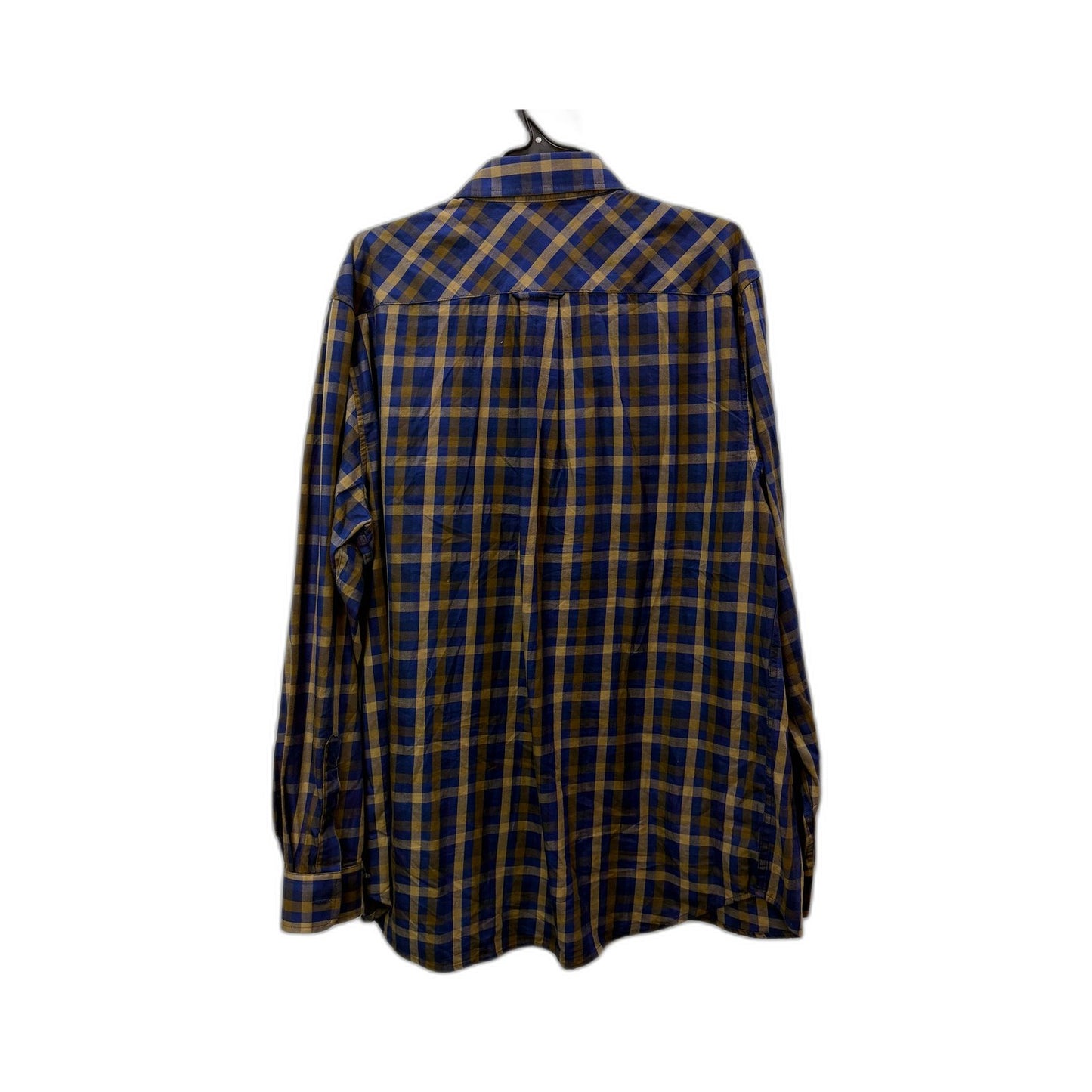Thomas Cook Mens Plaid Button-Down Shirt Cotton Multi Color Size XL