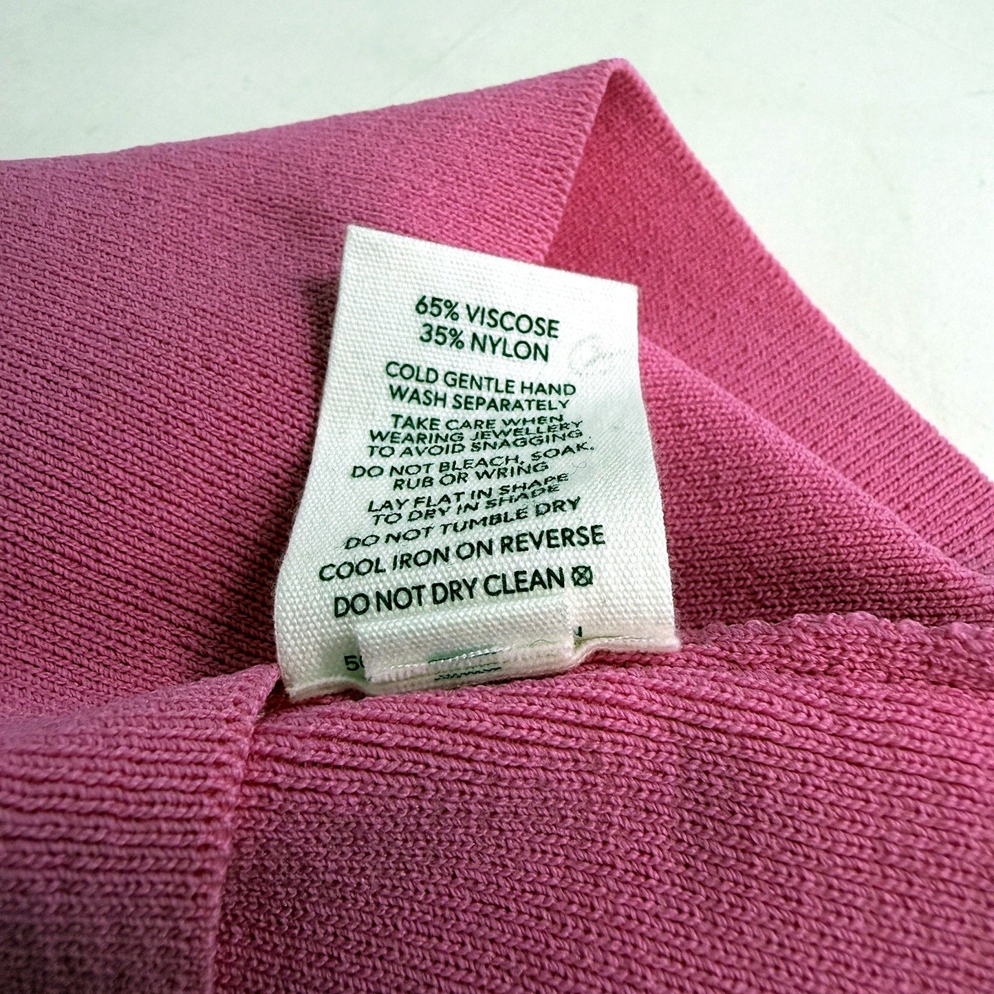 Glassons Womens Halter Top - Pink Lightweight Viscose Nylon Blouse Size M NEW