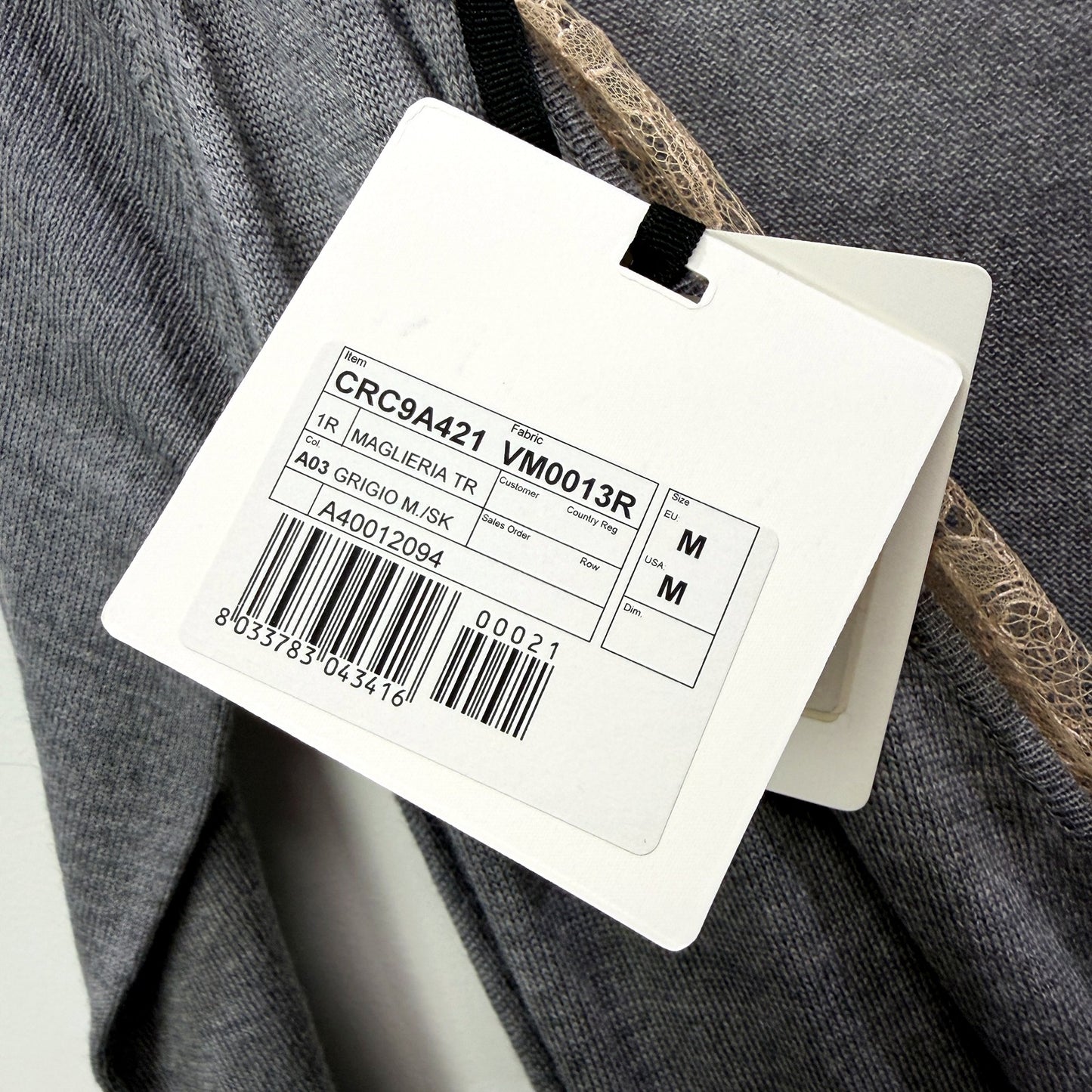 Red Valentino Womens Pleated Tie Waist Pullover Dress in Gray, Size M NEW
