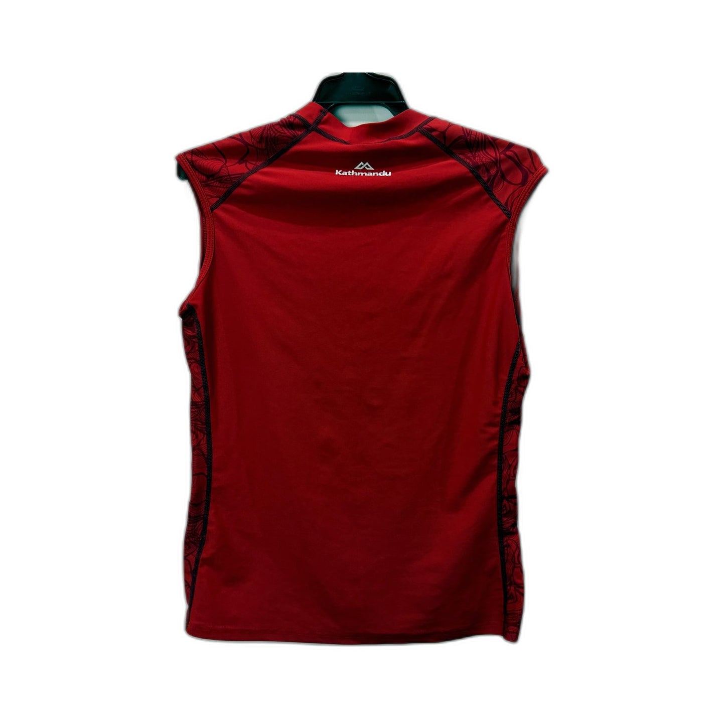 Kathmandu Womens Mock Neck Pullover Sweatshirt in Red - Activewear Size 10