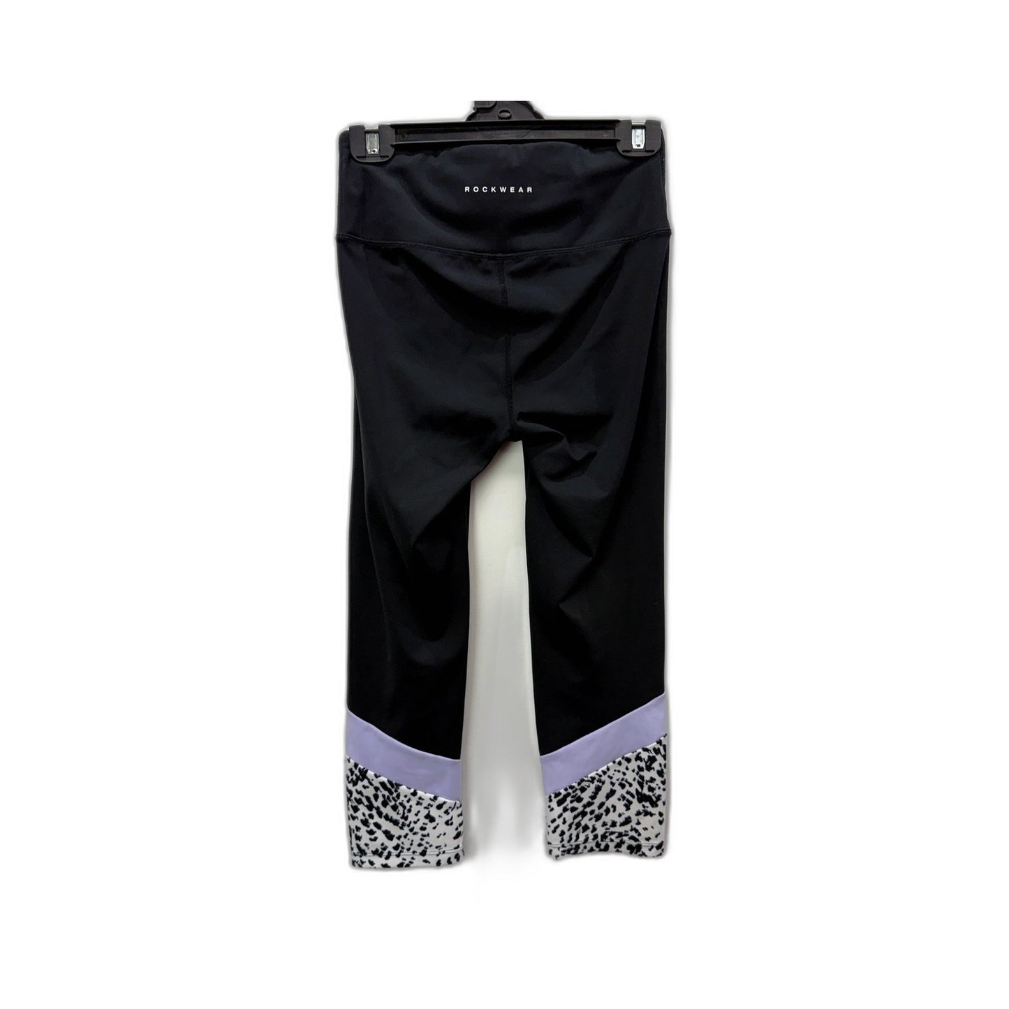Rock Wear Womens Leopard Print Workout Leggings Multi Color and Athletic Sz 10