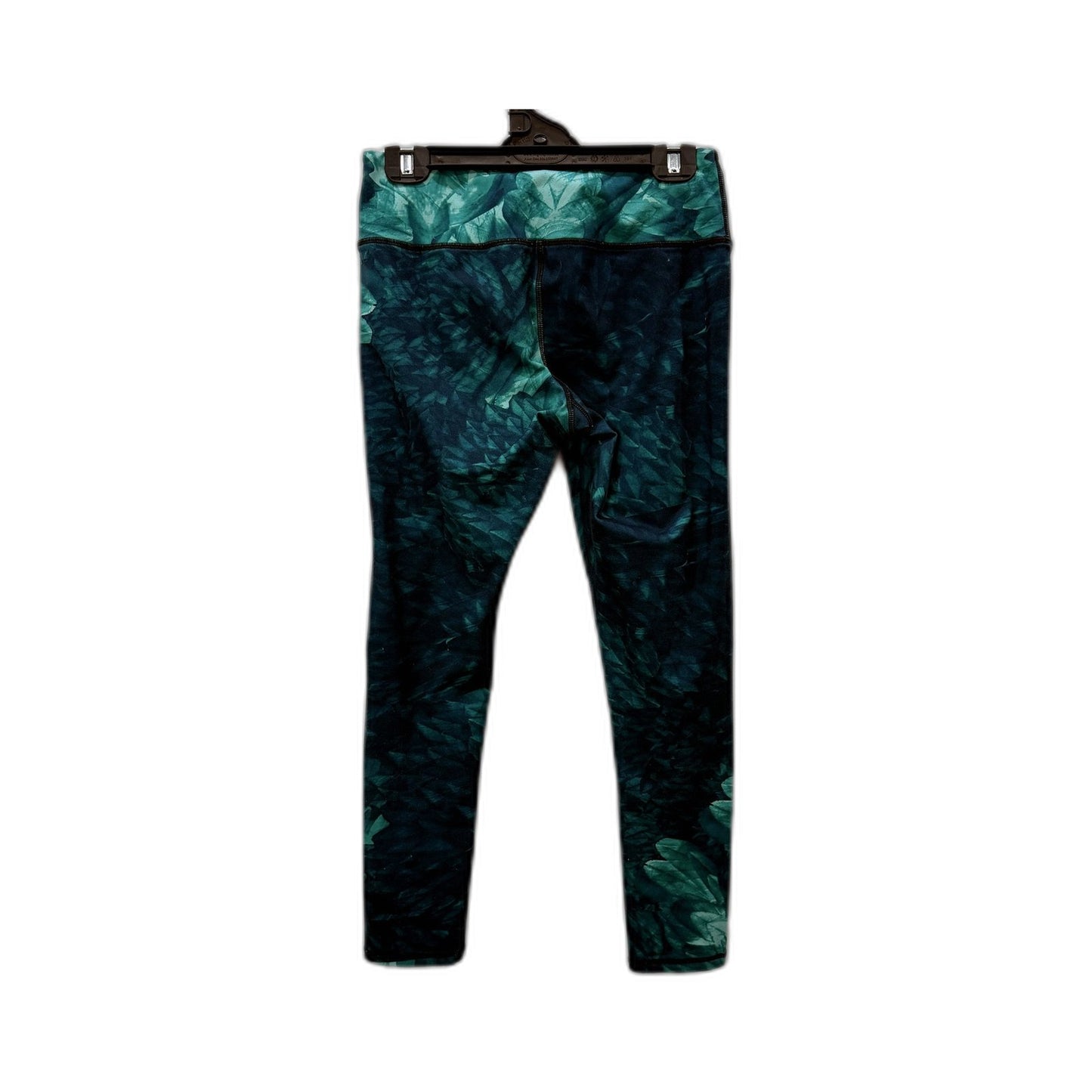 Nike Womens High Waisted Printed Green Teal Leggings XL Size