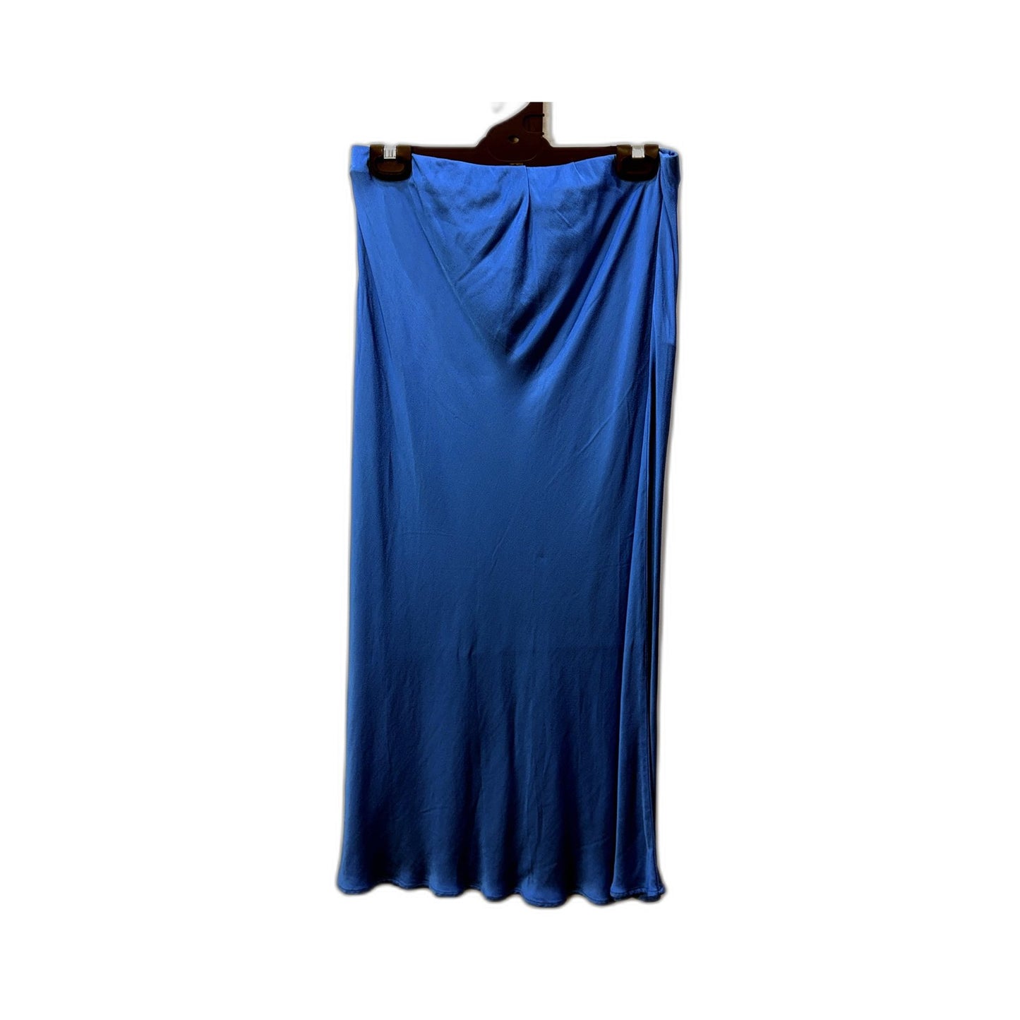 Sportsgirl Womens Blue Flowy Maxi Skirt with Elastic Waist - Size 12