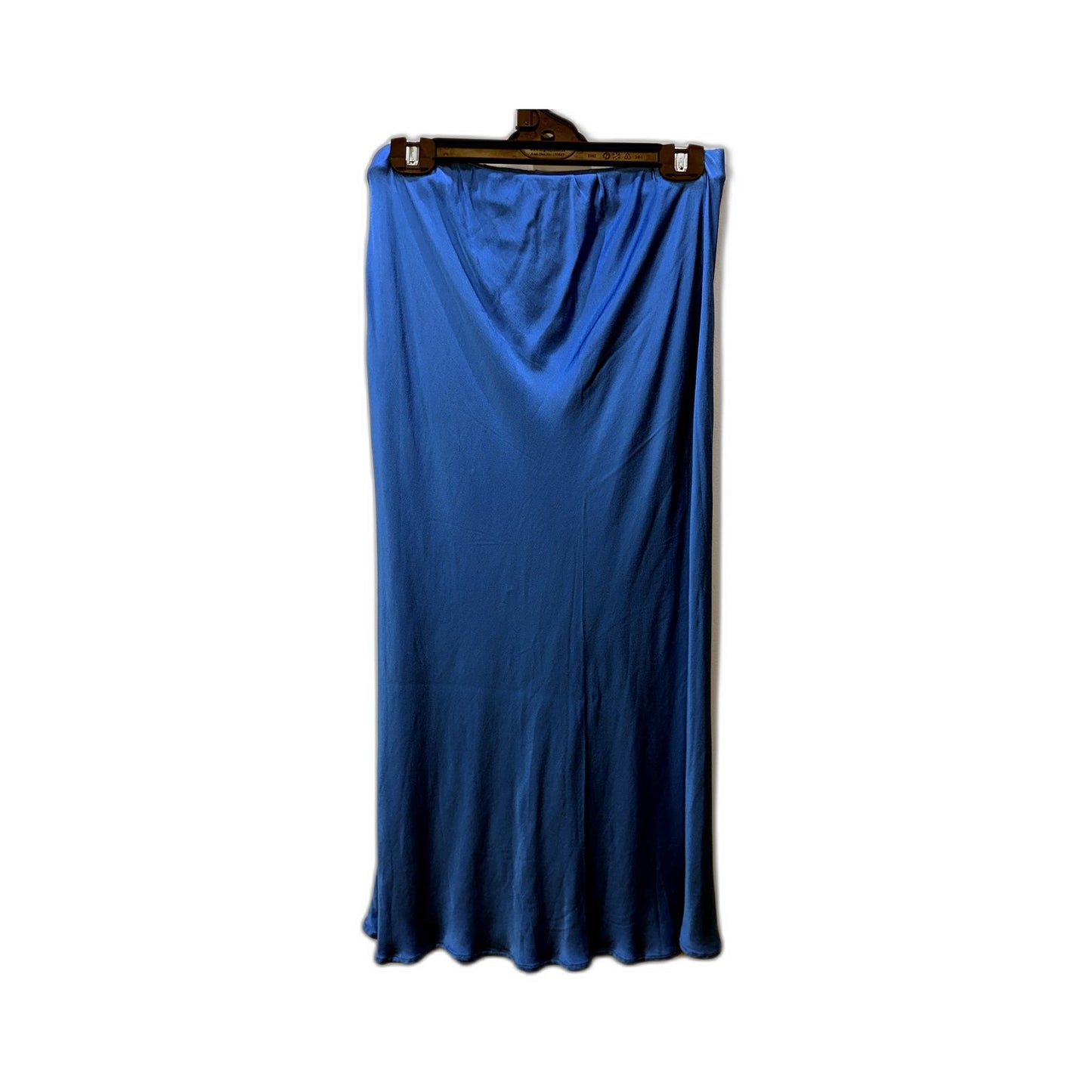 Sportsgirl Womens Blue Flowy Maxi Skirt with Elastic Waist - Size 12