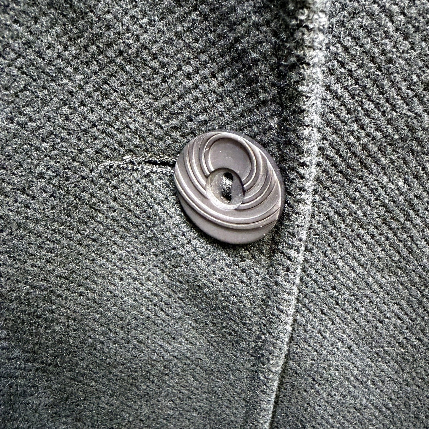 Kingdom Womens Wool Blend Outerwear Coat in Black/Grey, Size 16