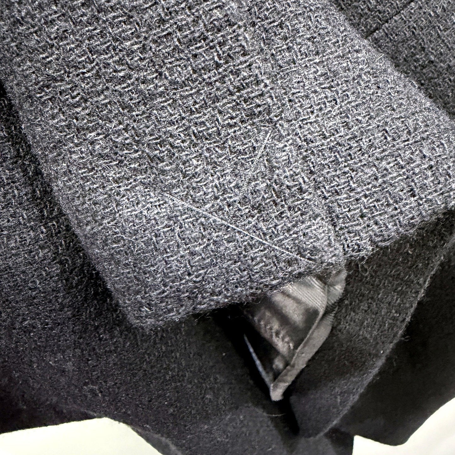 Veronika Maine Womens Wool Coat Black Warm Lightweight Outerwear Size 14