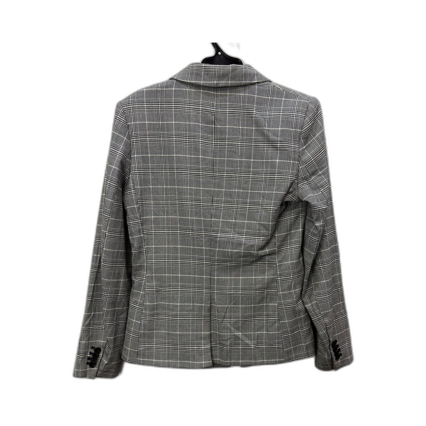 H&M Womens Plaid Blazer in Multi Color & - Size 10