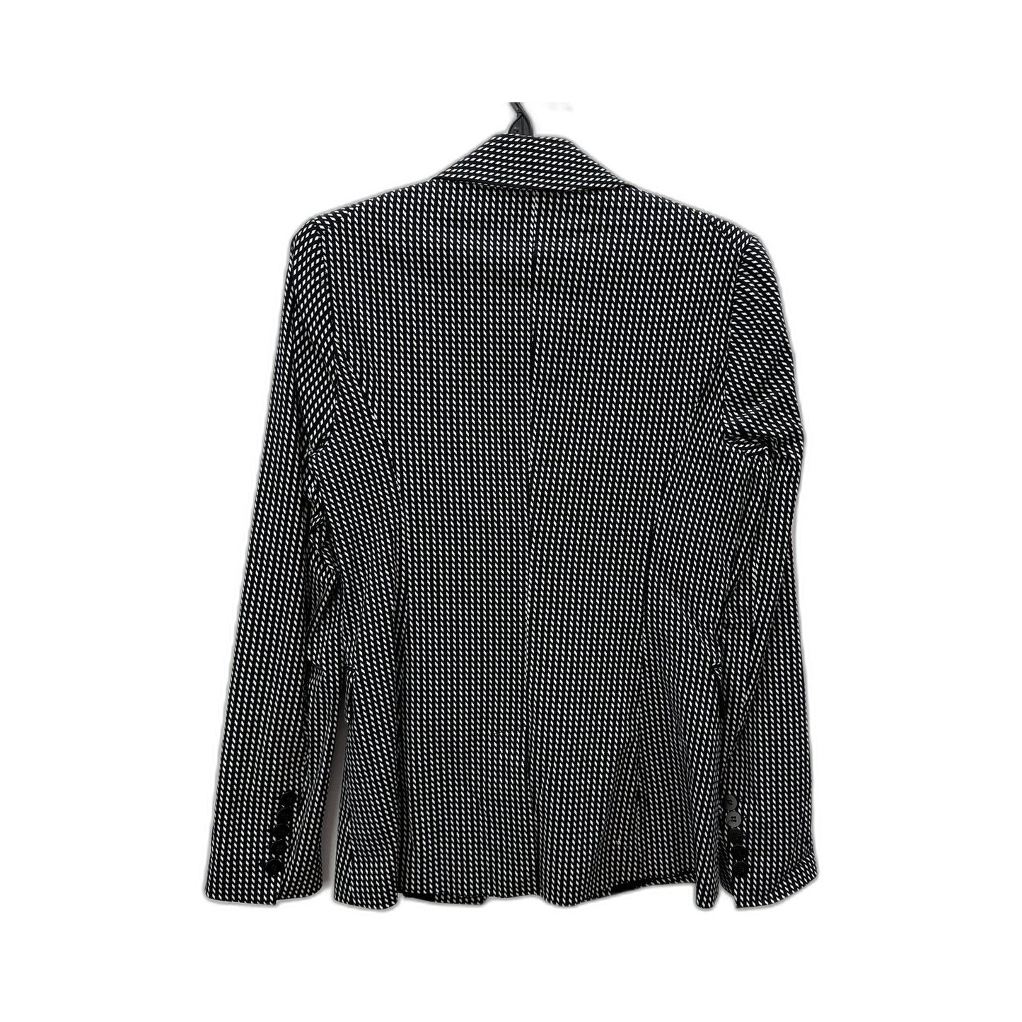Portmans Womens Houndstooth Blazer in Black and White, Size 6