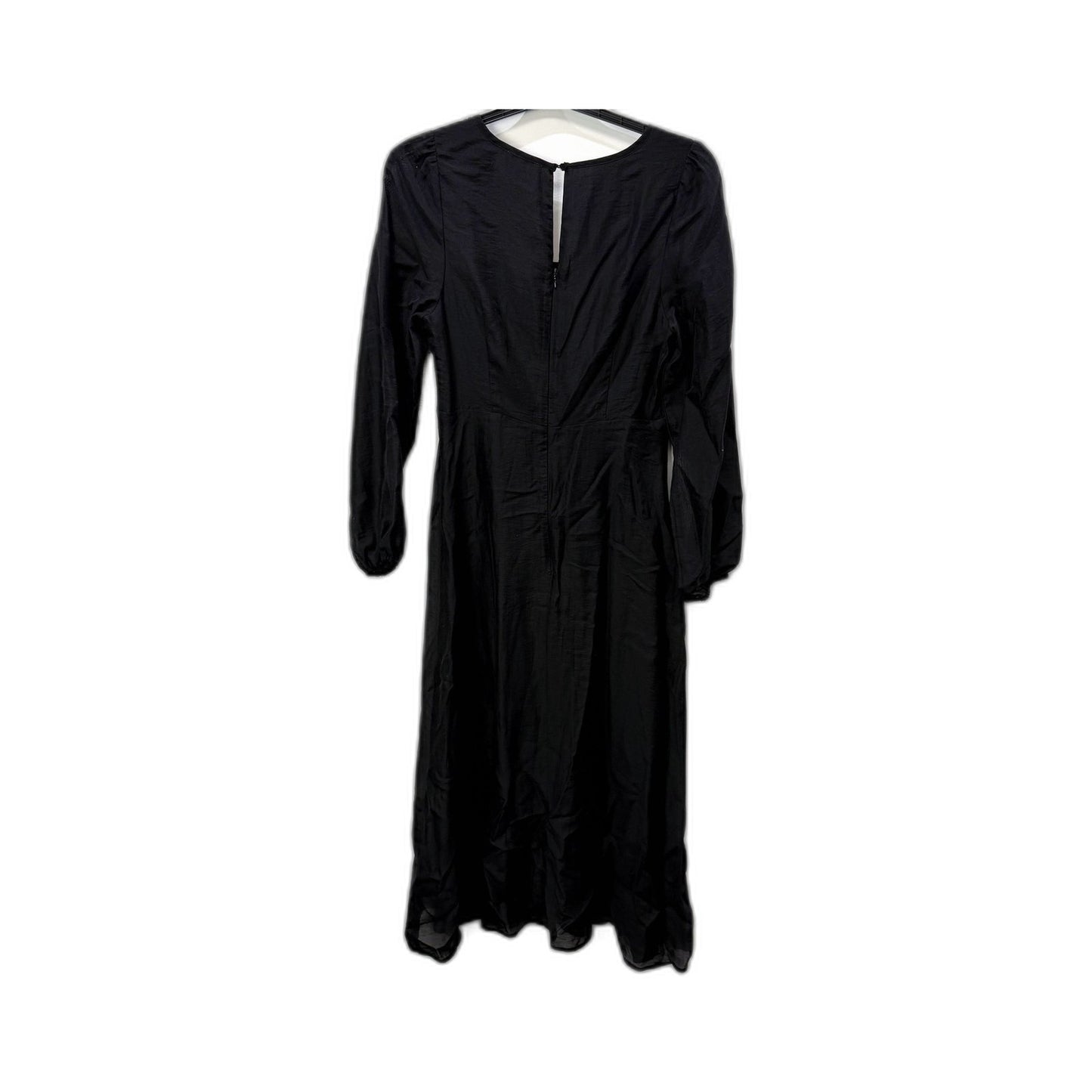 Tokito Womens Puff Sleeve Midi Dress in Black - Size 10 NEW