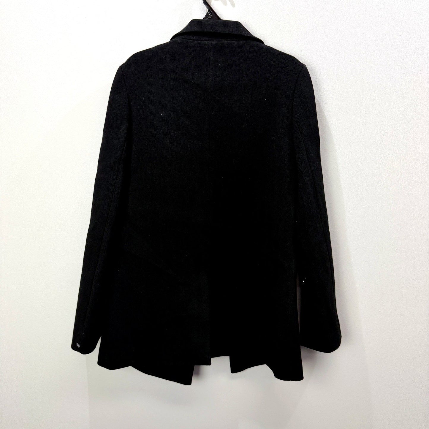 M.J. Womens Black Blazer with Pearl Button Closure, Size S