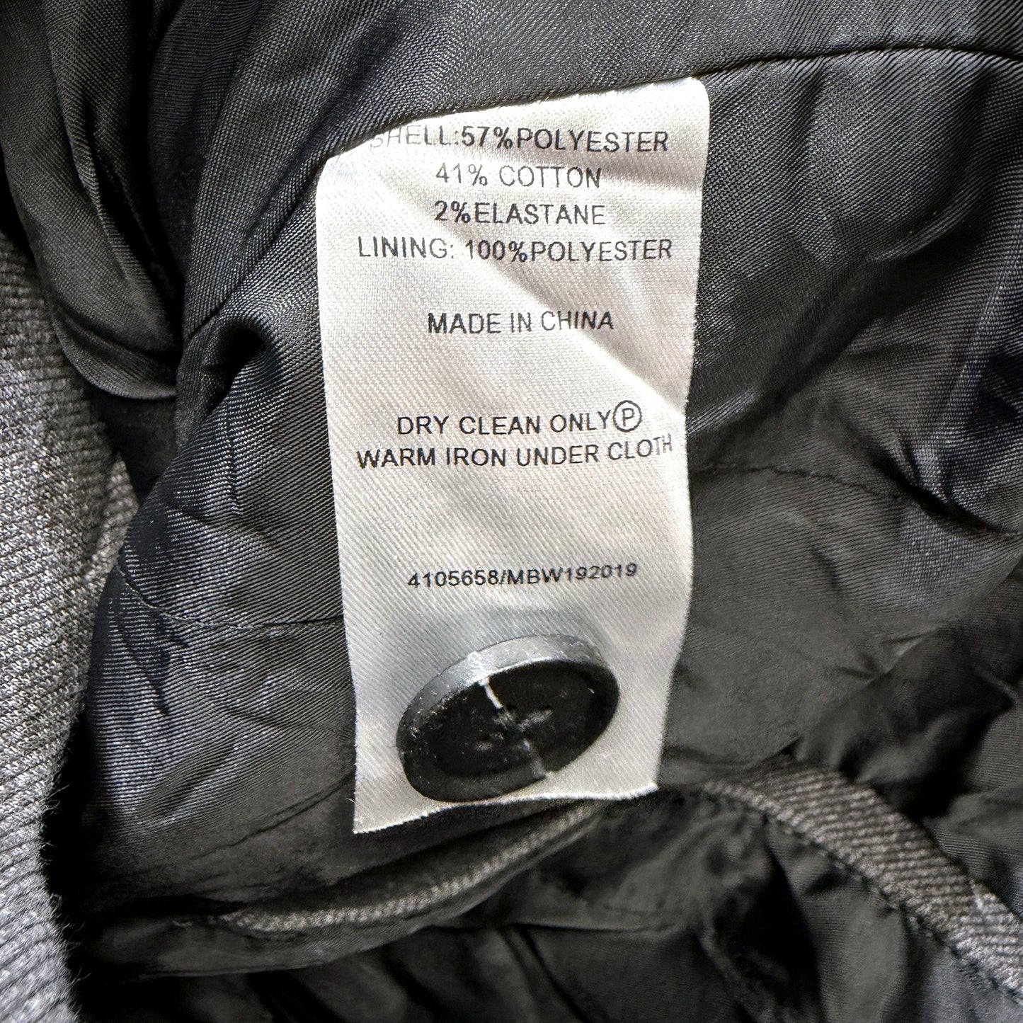 BLAQ Mens Gray Lightweight Tailored Formal Blazer Jacket, XS Size NEW