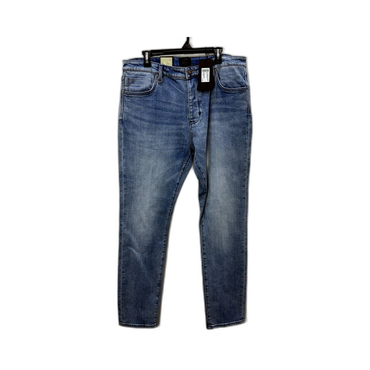 Neuw Mens Ray Tapered Supersonic Slim Fit Light Blue Jeans Size 36:34 NEW