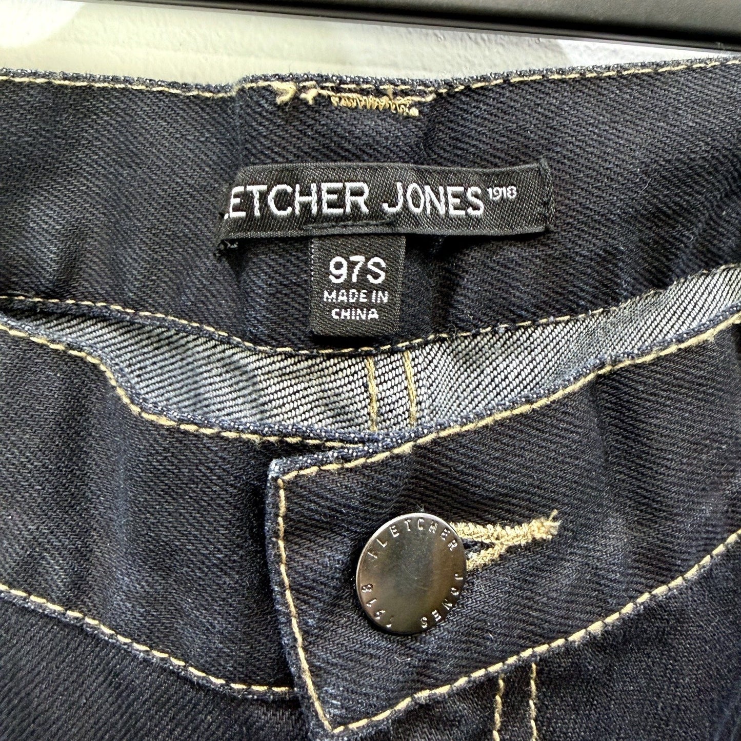 Fletcher Womens Dark Indigo Jeans Size 97S by Jones NEW