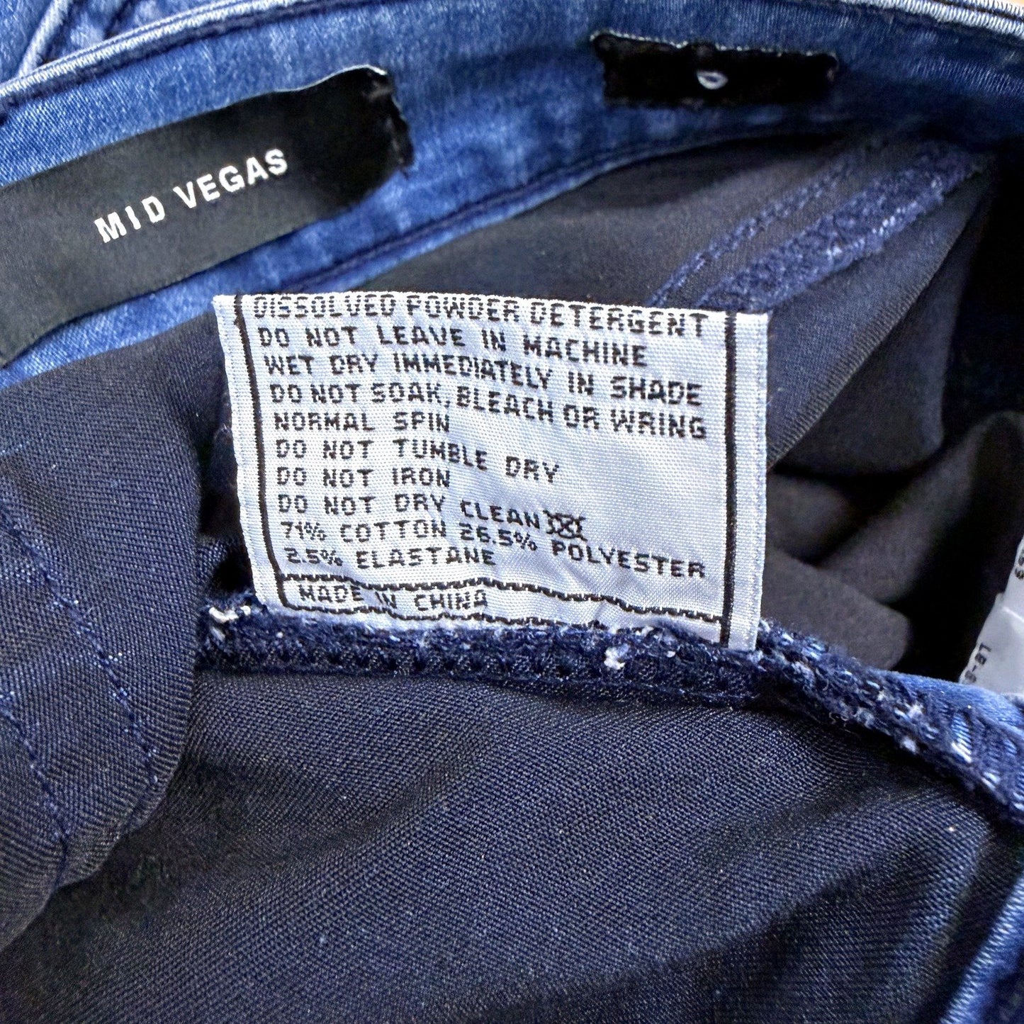 Riders by Lee Womens Mid Vegas Dark Blue Jeans Size 6 NEW