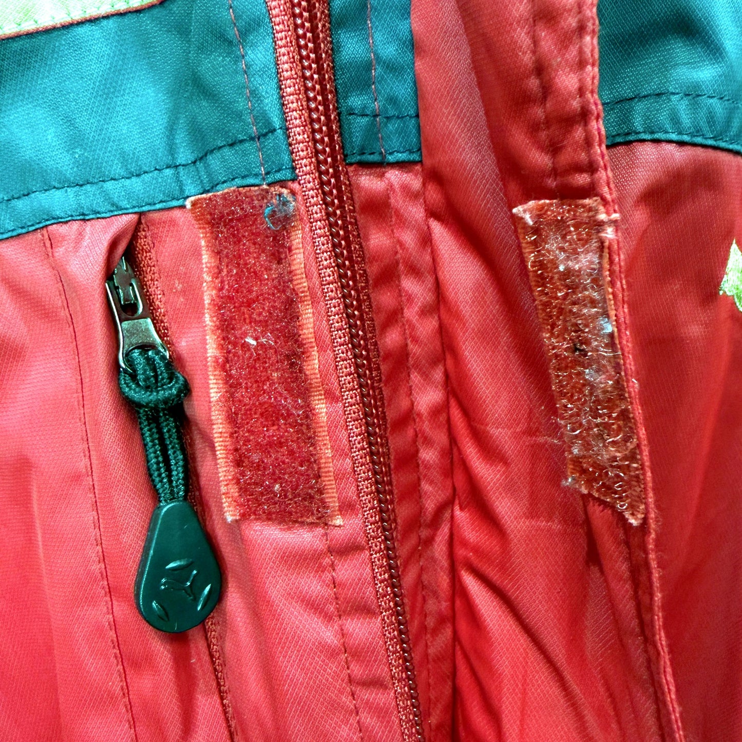 PUMA Mens Red Windbreaker Jacket Hooded Zip-Up Nylon Sport Leisure Size XXXXL