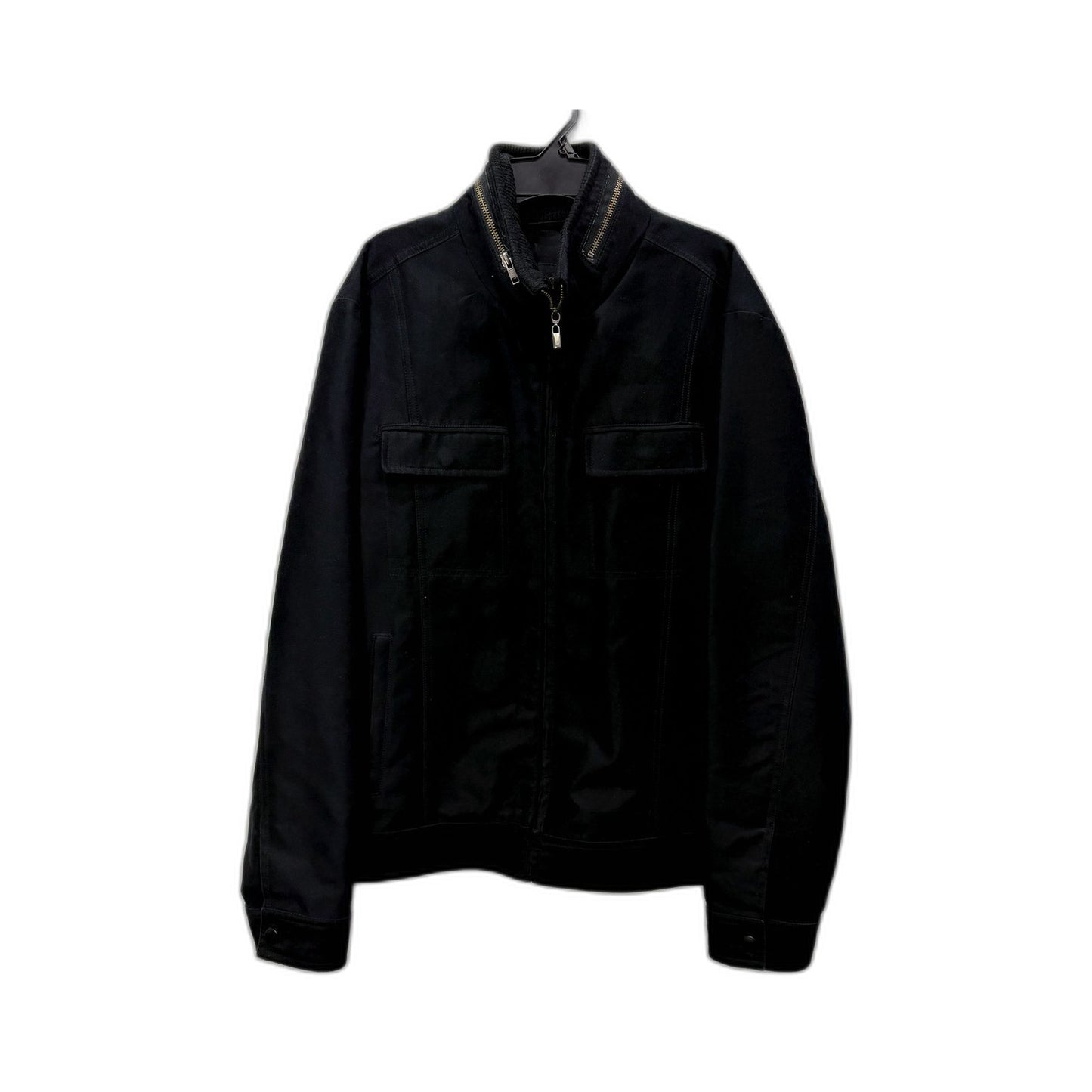 Trent Nathan Mens Lightweight Breathable Windbreaker Jacket Black Size M