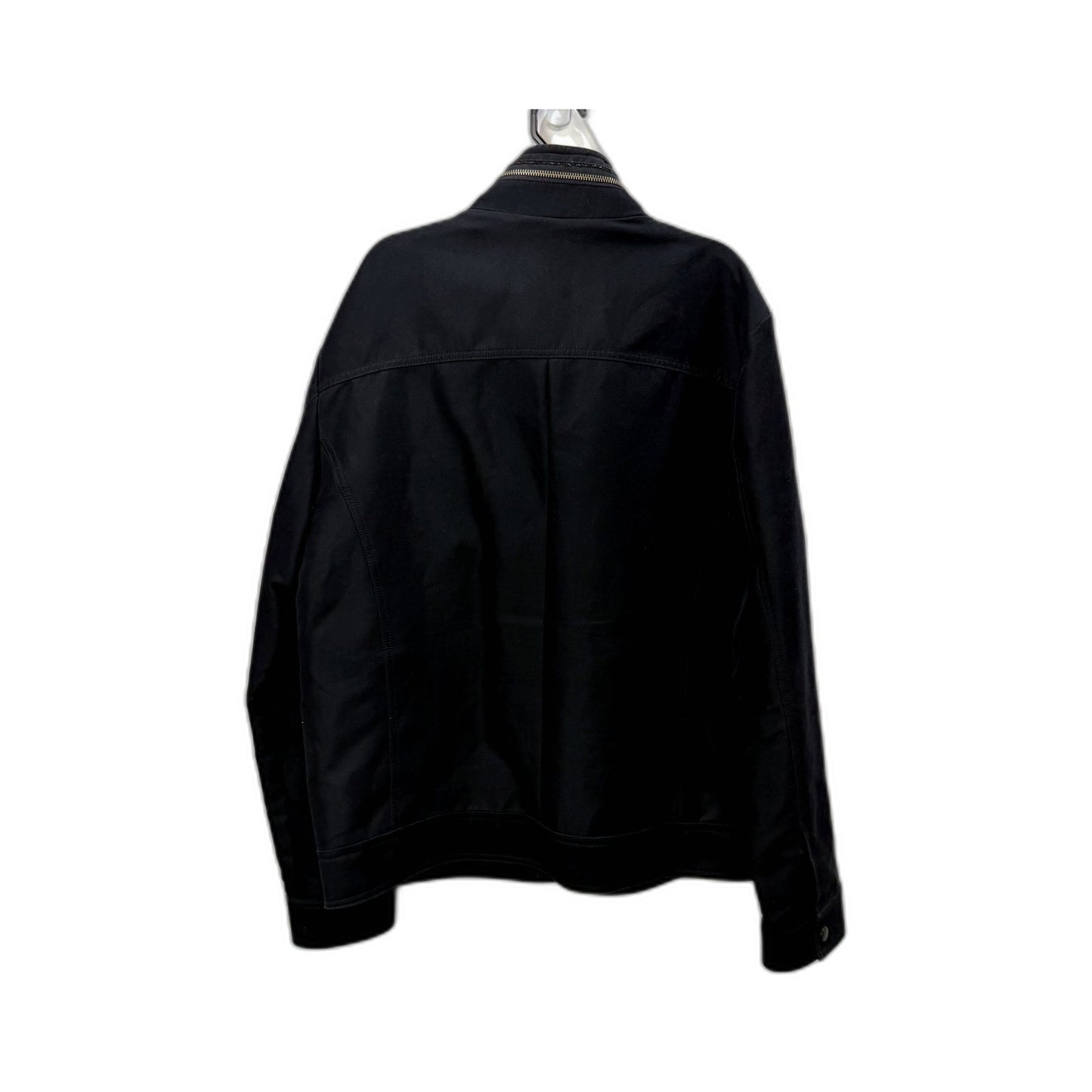 Trent Nathan Mens Lightweight Breathable Windbreaker Jacket Black Size M
