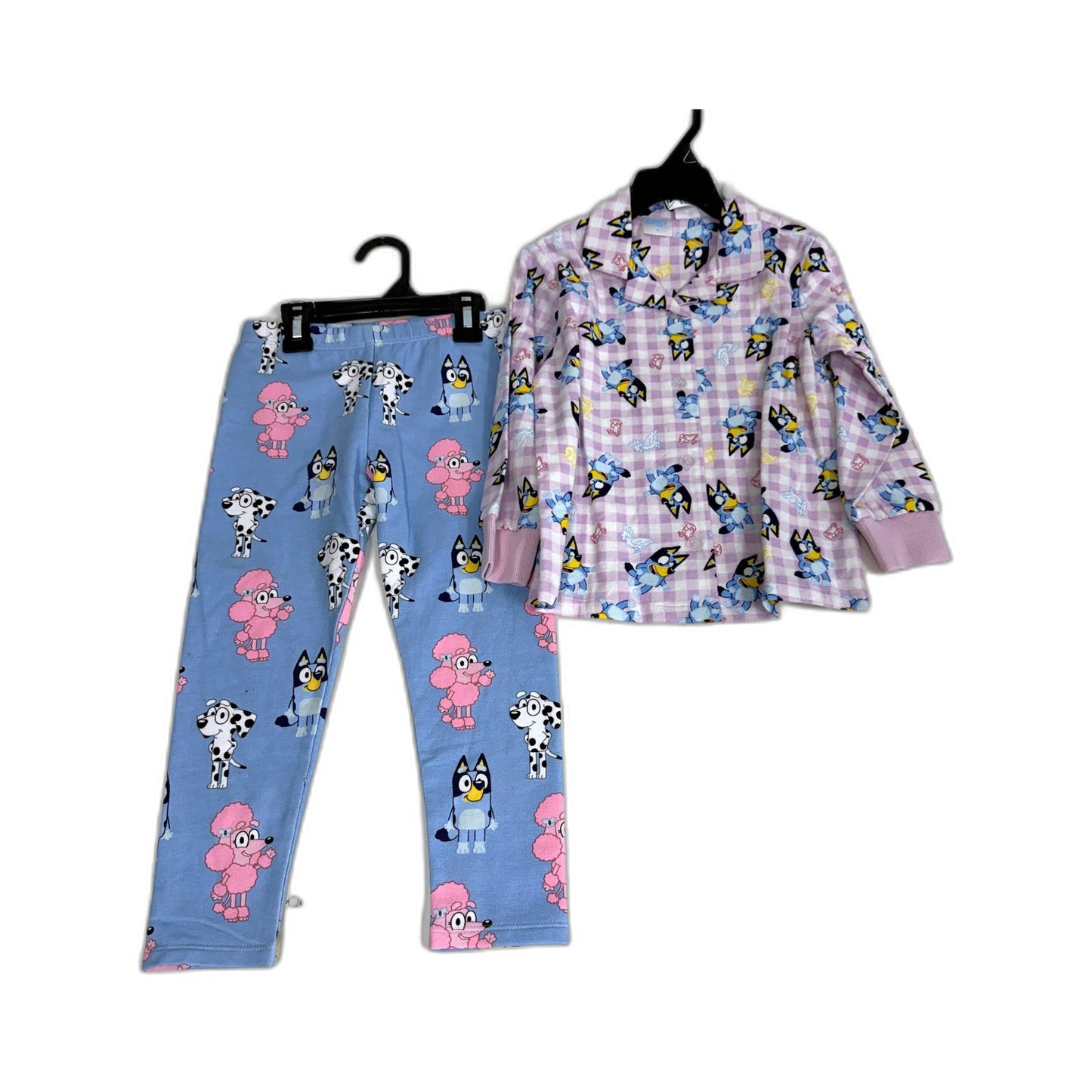 Bluey Girls Clothing Bundle: Dress, Top, Pants, Pajamas, Raincoat (Size 4) NEW