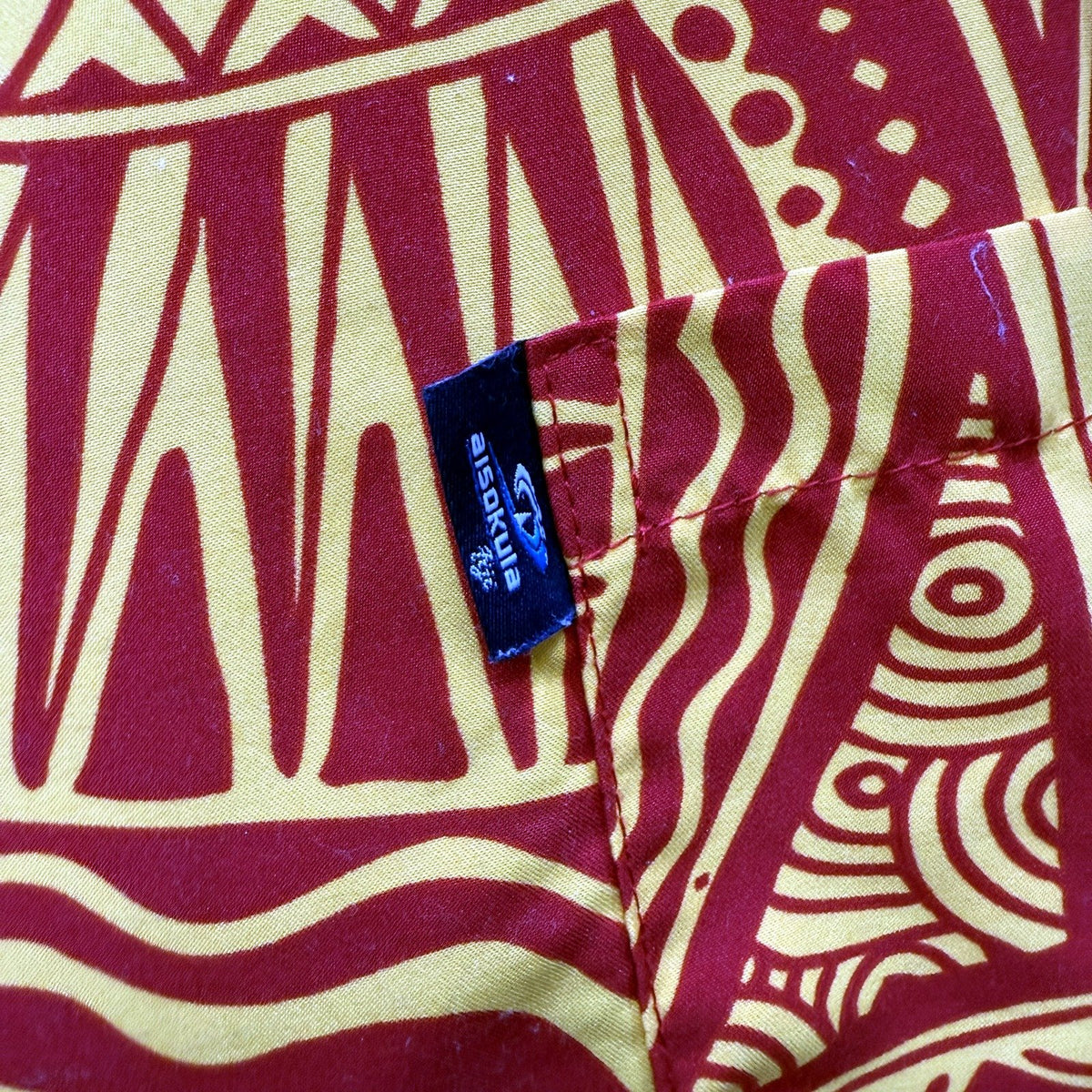 Aisokula Mens Oversized Tribal Print Button-Down Shirt Multi Color Size 4XL