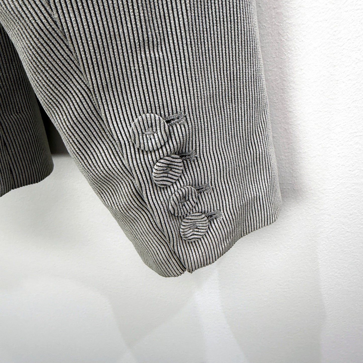 Witchery Womens Gray Pinstripe Tailored Blazer for Business Attire Size 6