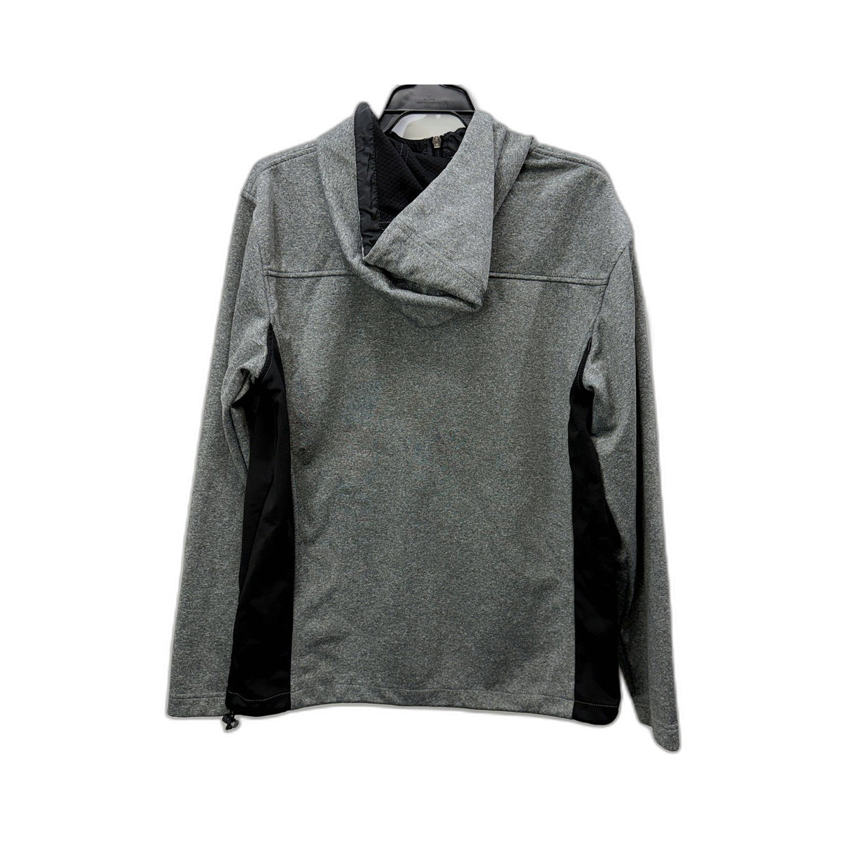 Balance Mens Gray Zipped Hooded Sweatshirt - Casual Pullover Size Small