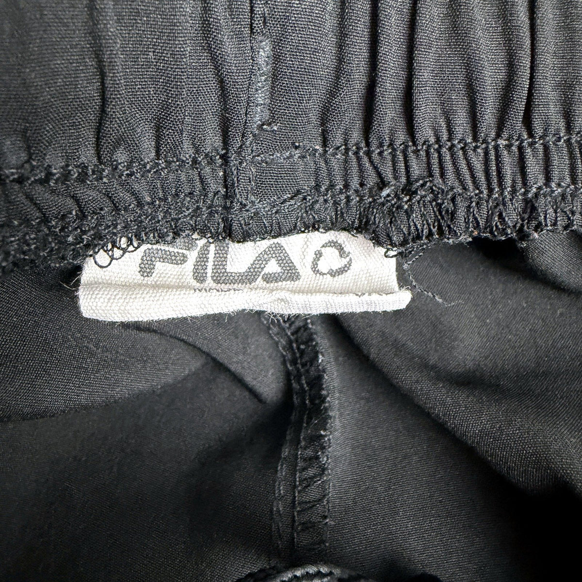Fila Mens Athletic Gym Workout Shorts in Black 3XL Size
