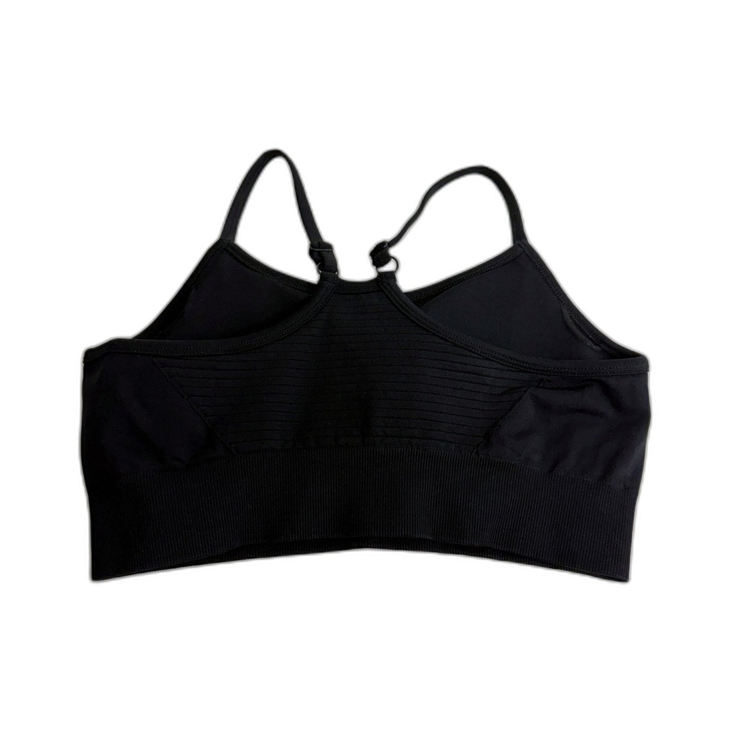 Elite Eleven Black Padded Sports Bra for Women - Activewear XS Size