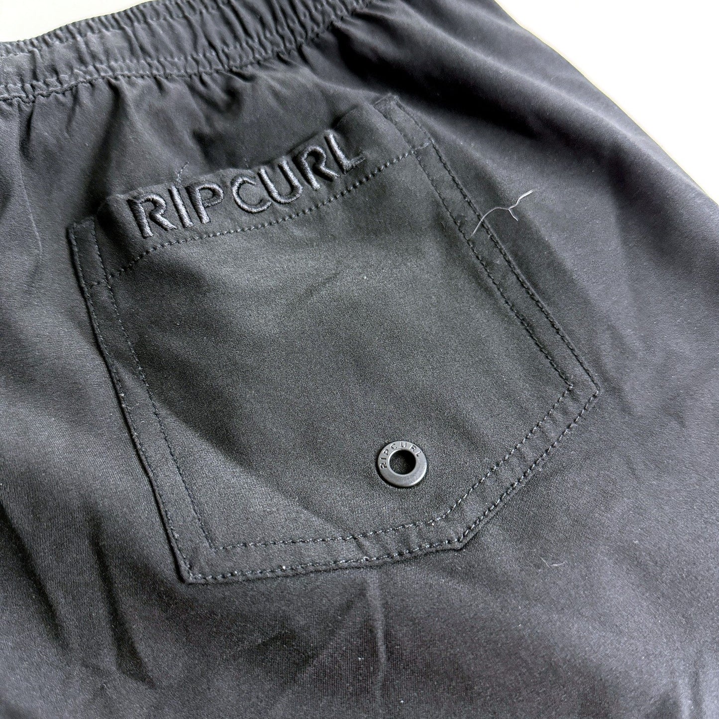 Ripcurl Womens Black Lightweight Swim Shorts for Beach & Pool, Size M