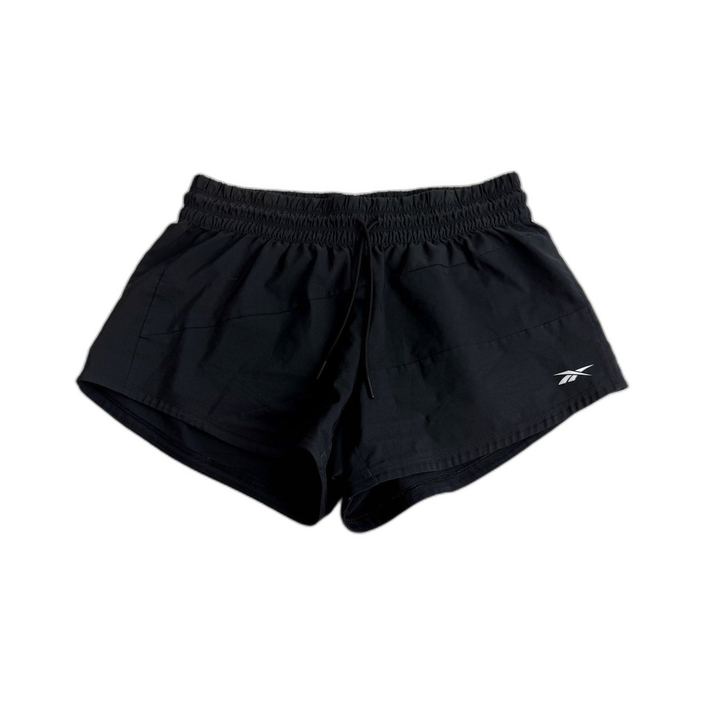 Reebok Womens Athletic Shorts Black Polyester Size M Ukuran M/35-40