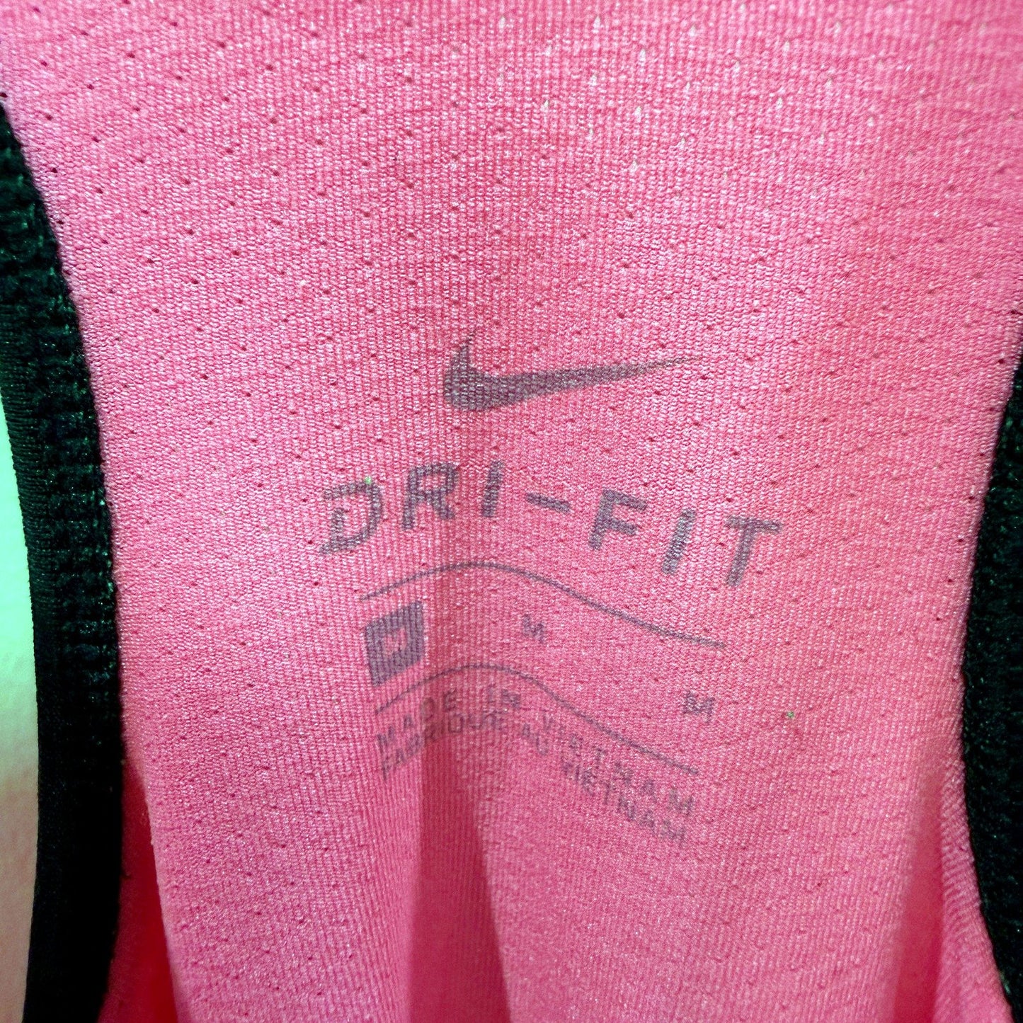 Nike Womens Racerback Tank Top Pink Moisture Wicking Athletic Workout Size M