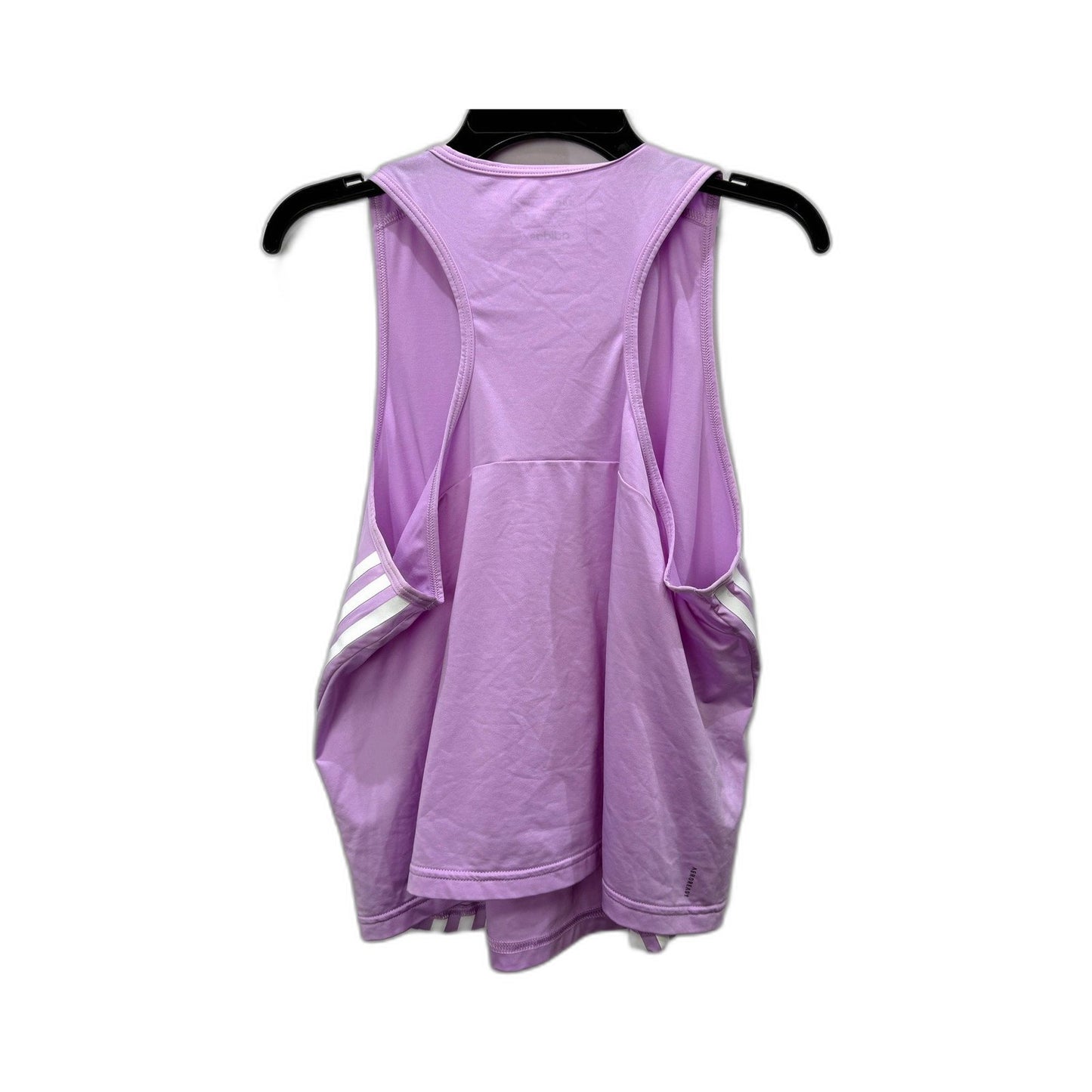 adidas Womens Purple Slim Fit Athletic Workout Gym Size L