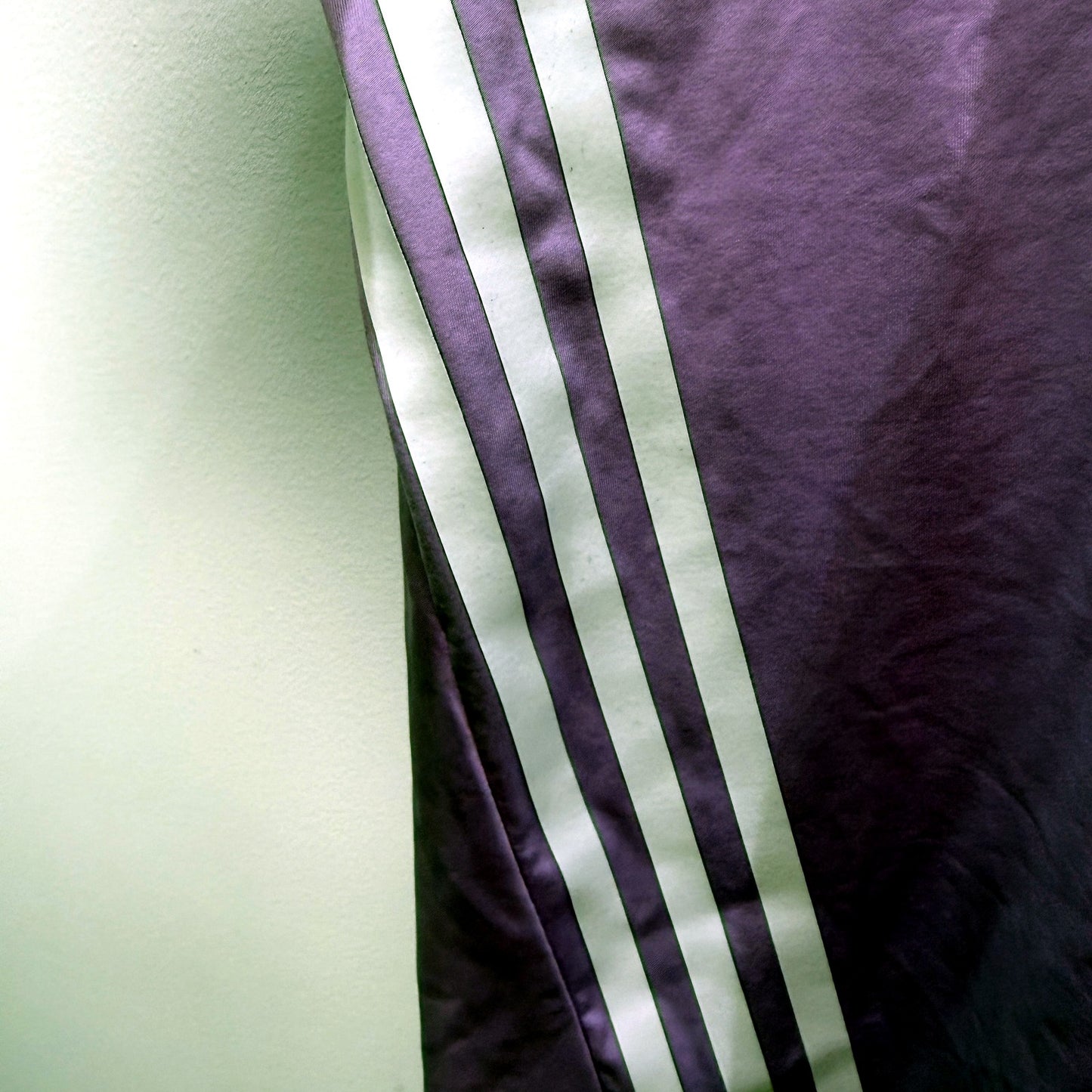 adidas Womens Purple Slim Fit Athletic Workout Gym Size L