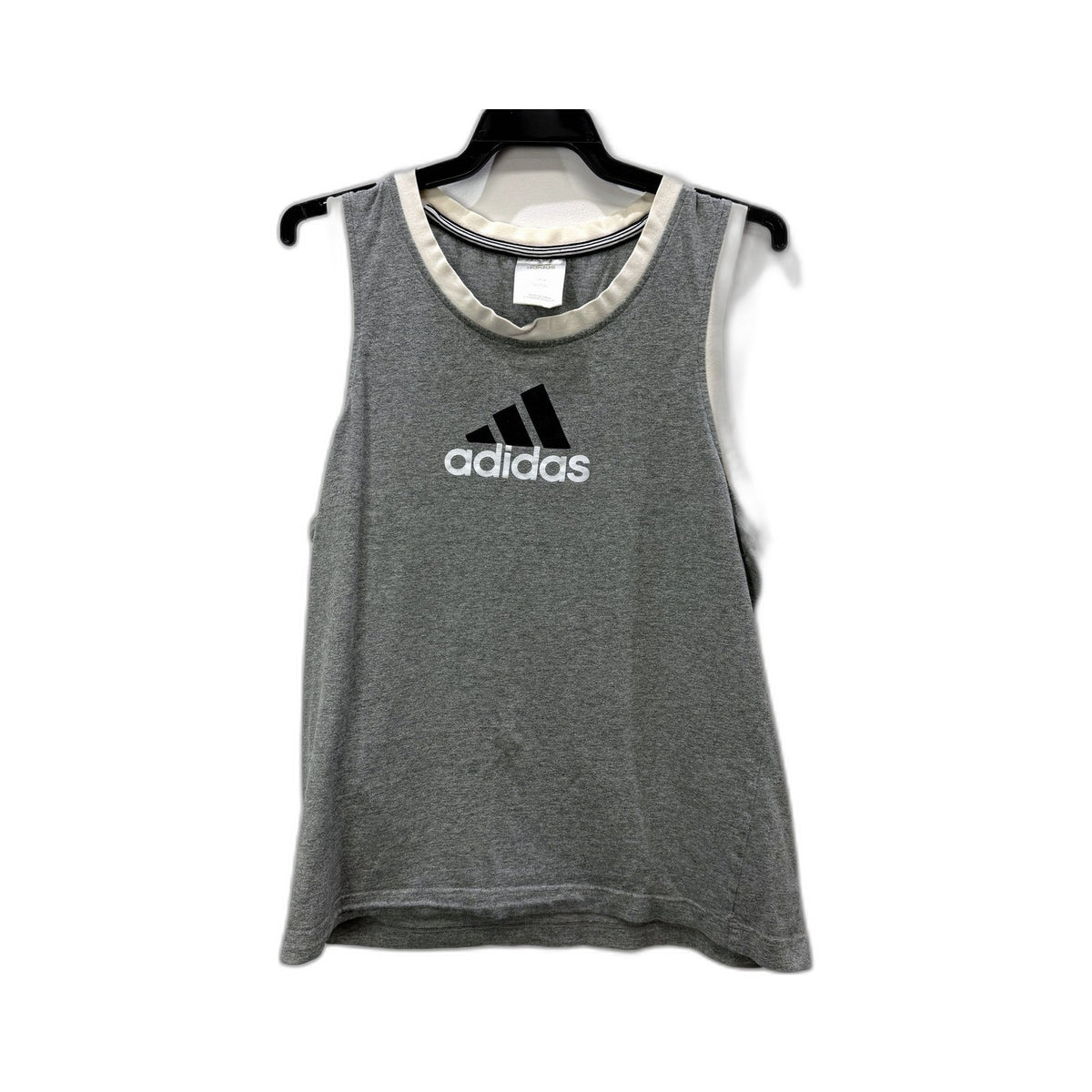 adidas Mens Gray Cotton Pullover Sweatshirt for Active Lifestyle Size M
